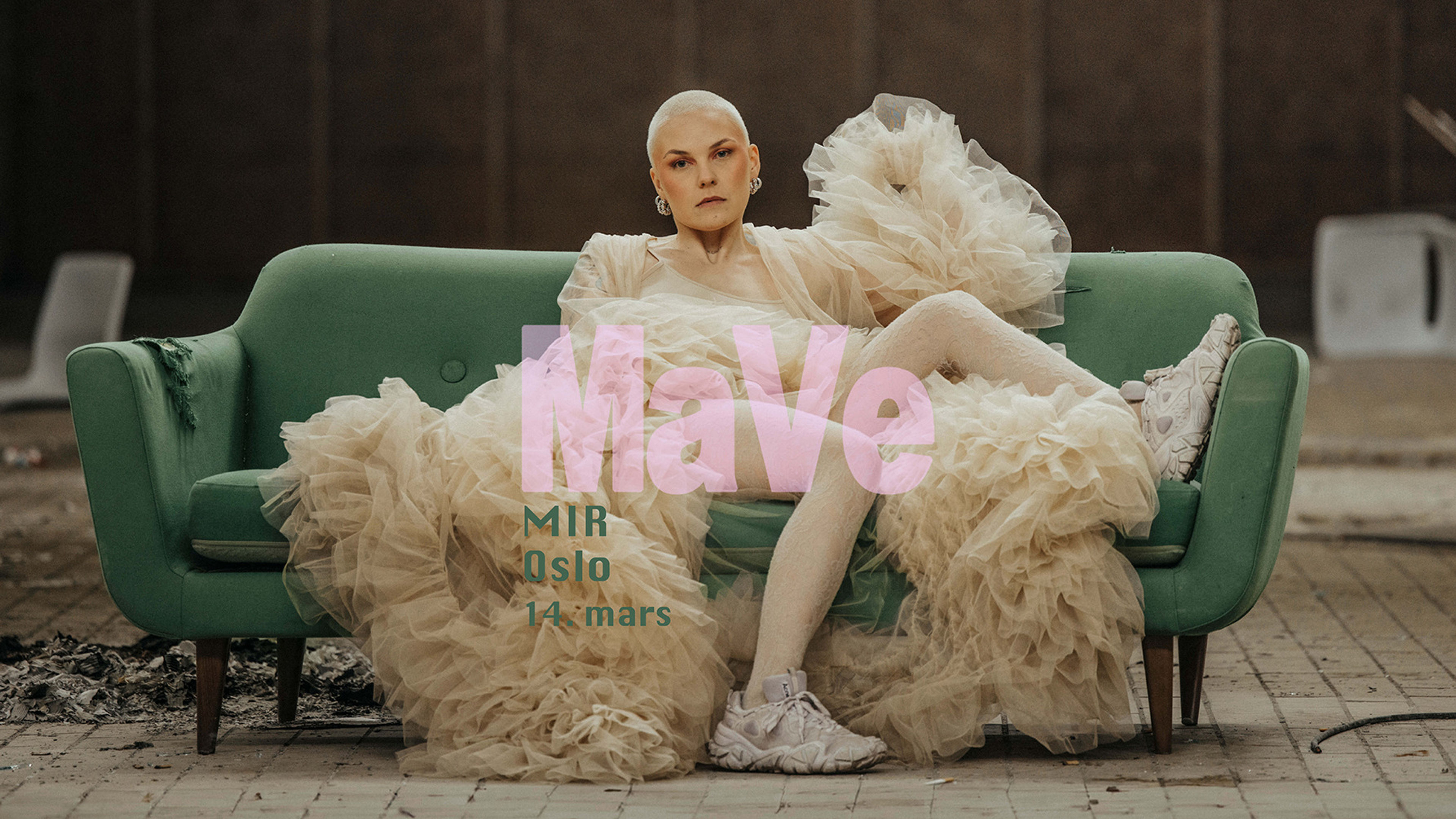 Promotional graphic for MaVe "Ecstatic / Perplexed" - Album release konsert // Support: Lukas Dean