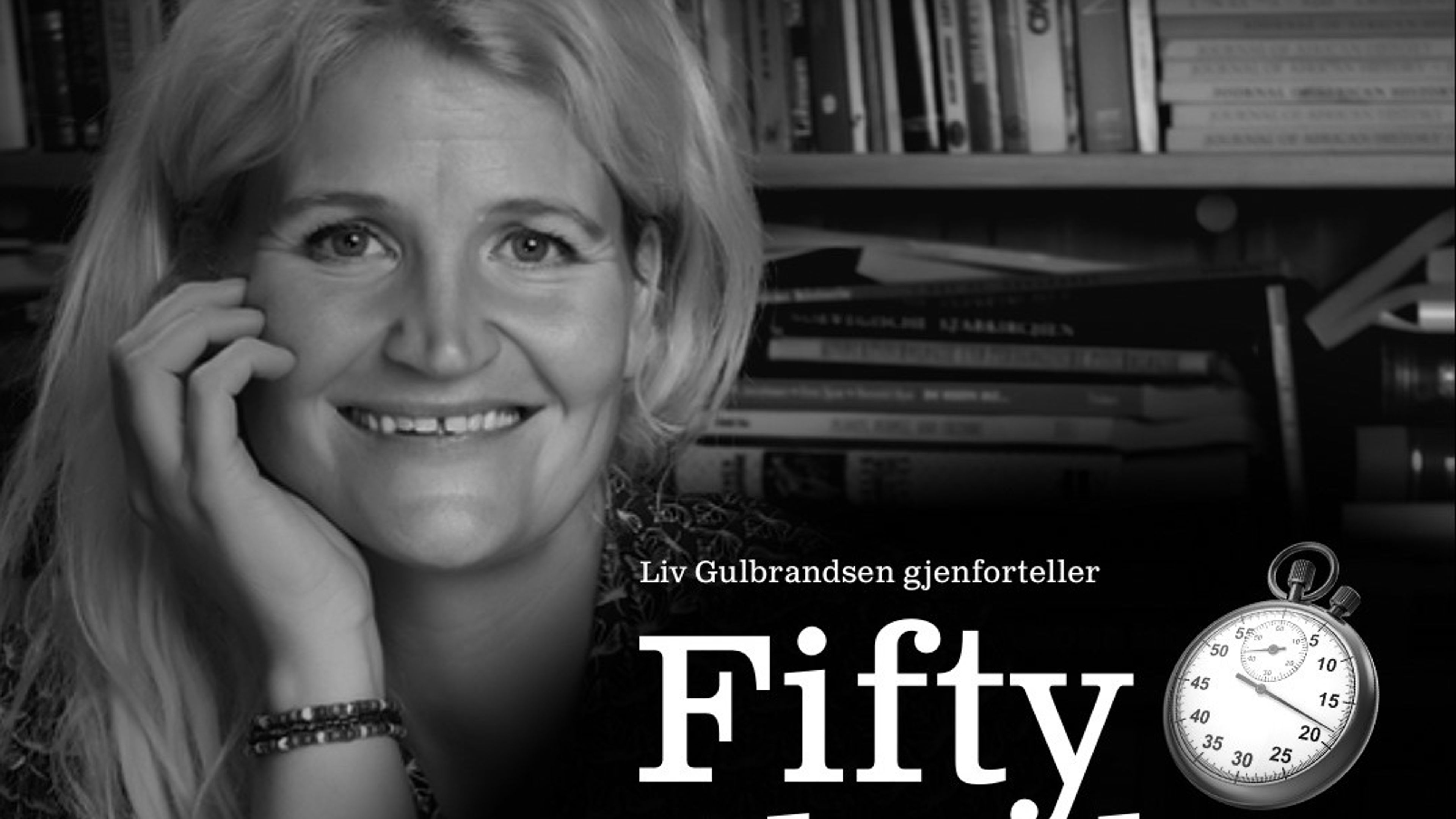 Promotional graphic for Fifty Shades på 60 minutter - med Liv Gulbrandsen