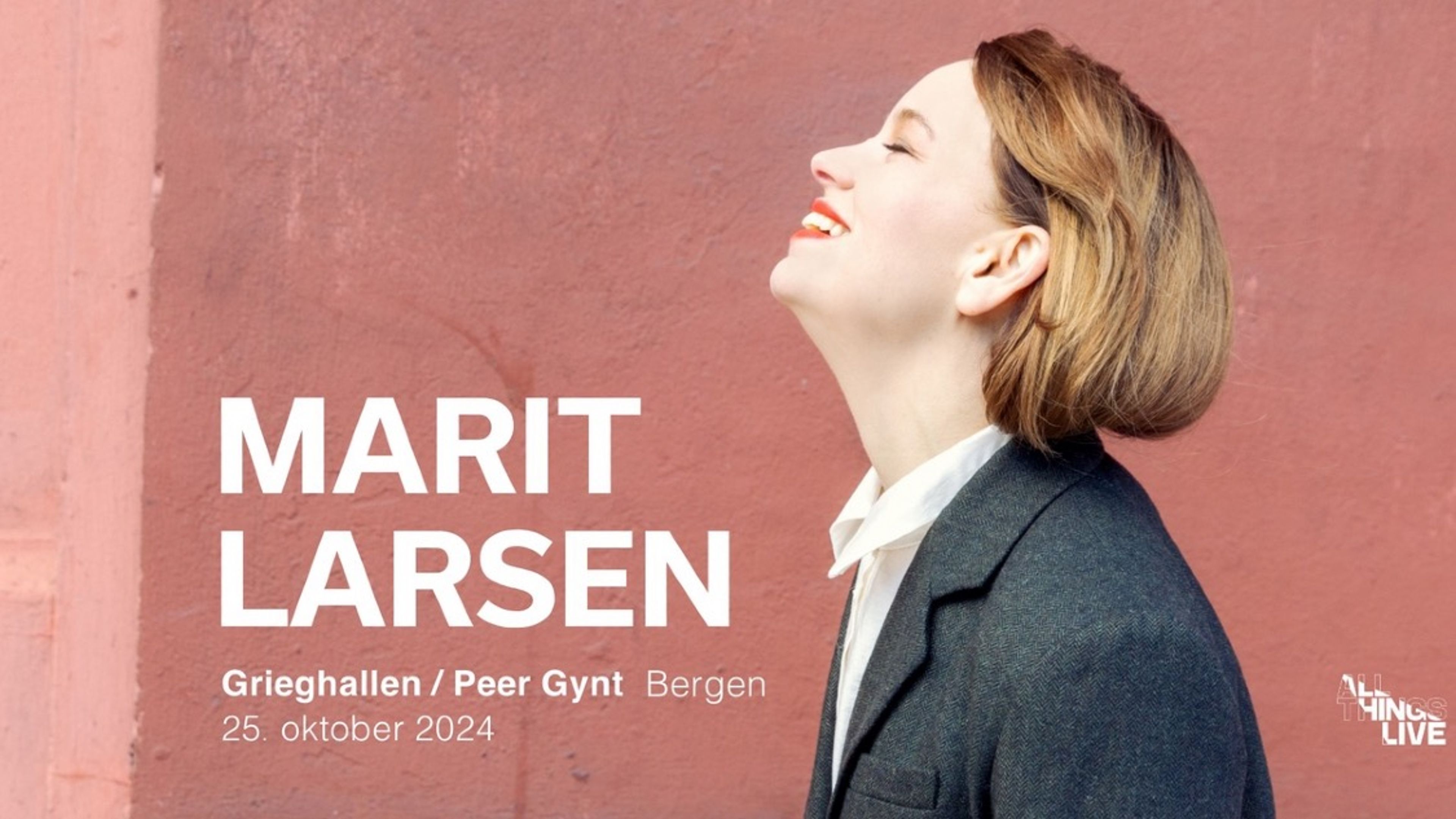 Promotional graphic for Marit Larsen