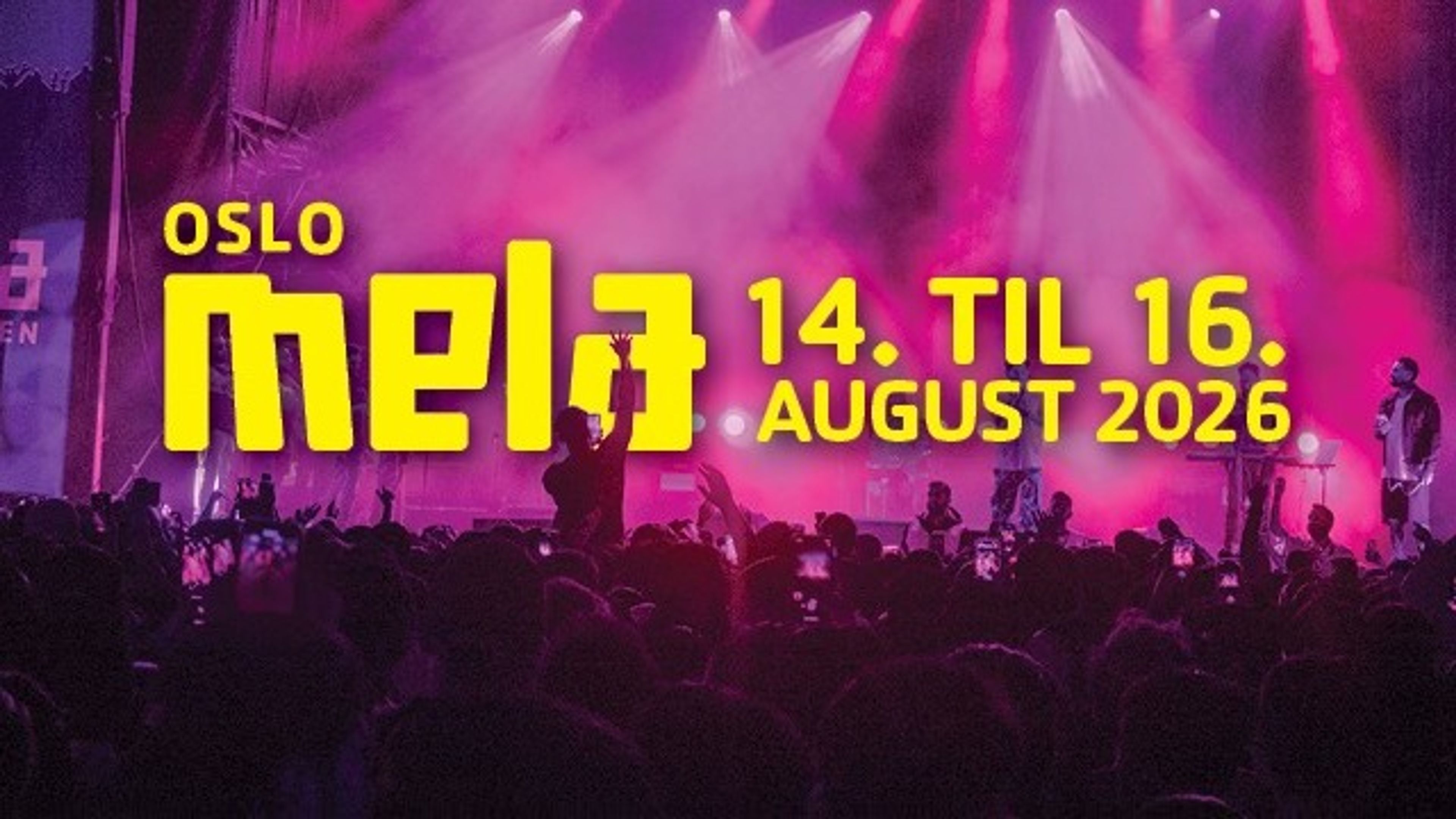 Promotional graphic for Oslo Mela