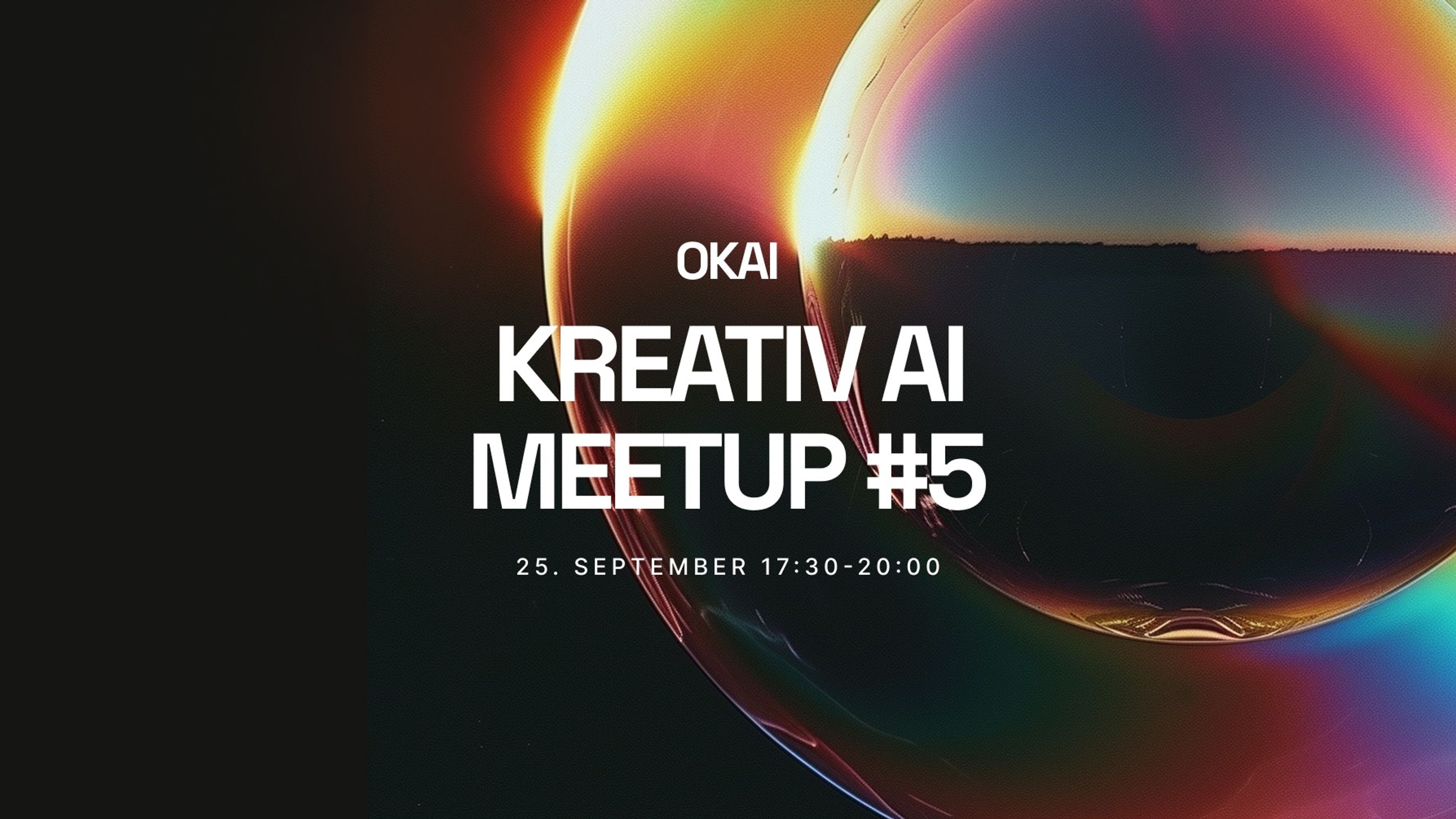 Promotional graphic for Kreativ AI Meetup #5