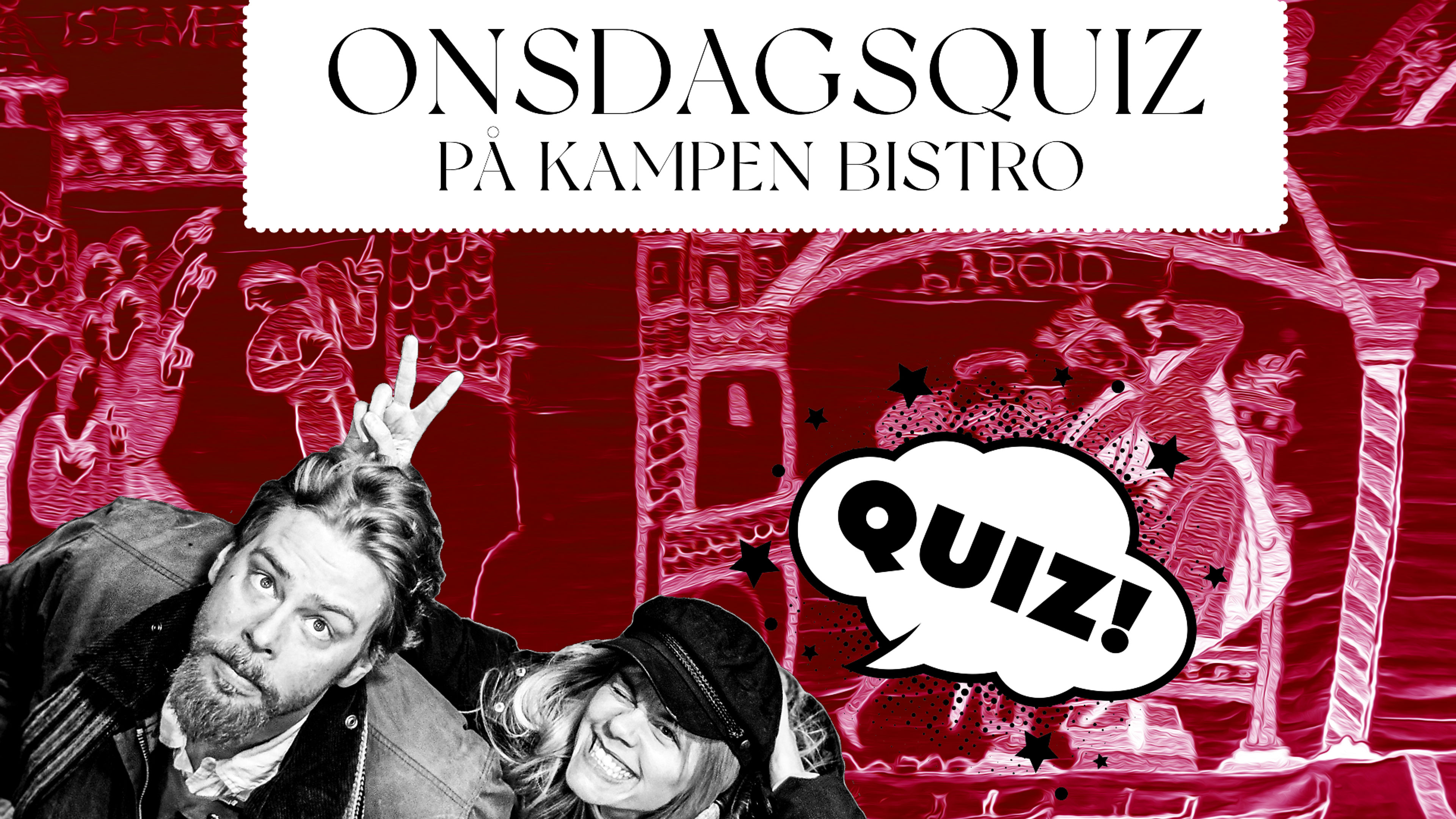 Promotional graphic for Onsdagsquiz // høst 2024 #7