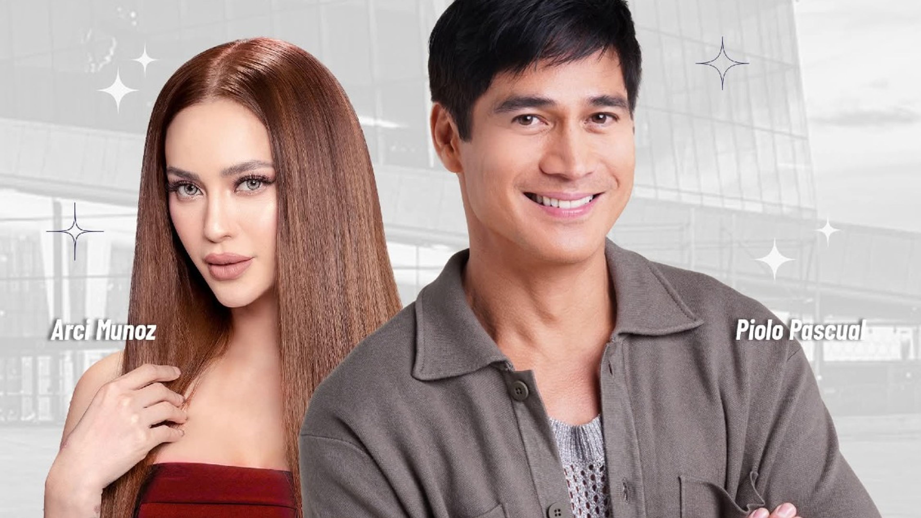 Promotional graphic for The Heartthrob and The Rockstar Featuring: Piolo Pascual and Arci Muñoz