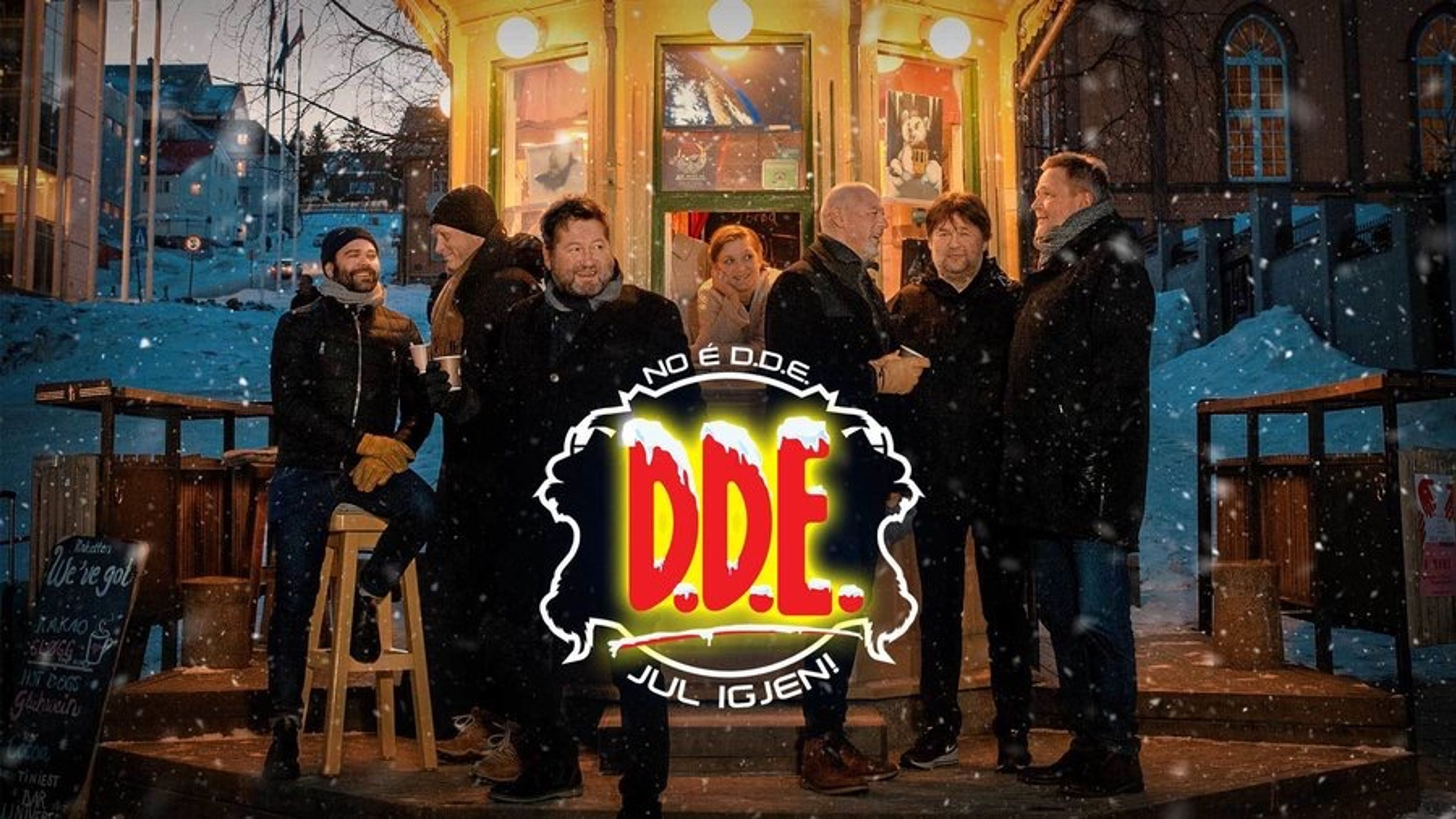 Promotional graphic for No e D.D.E. Jul Igjen!