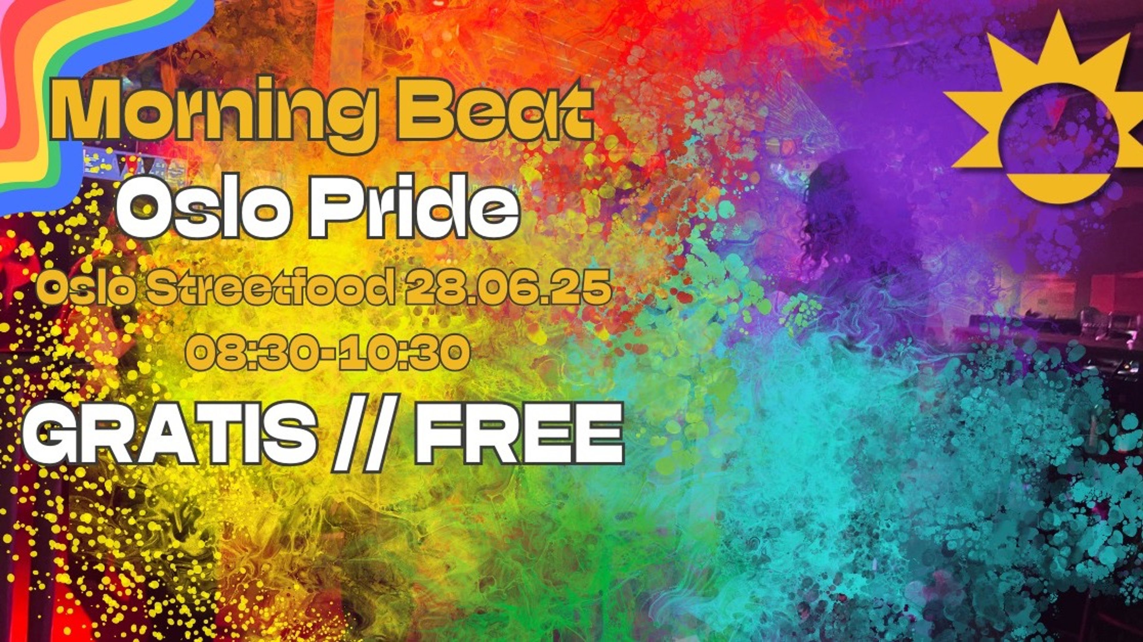 Promotional graphic for Morning Beat Norway