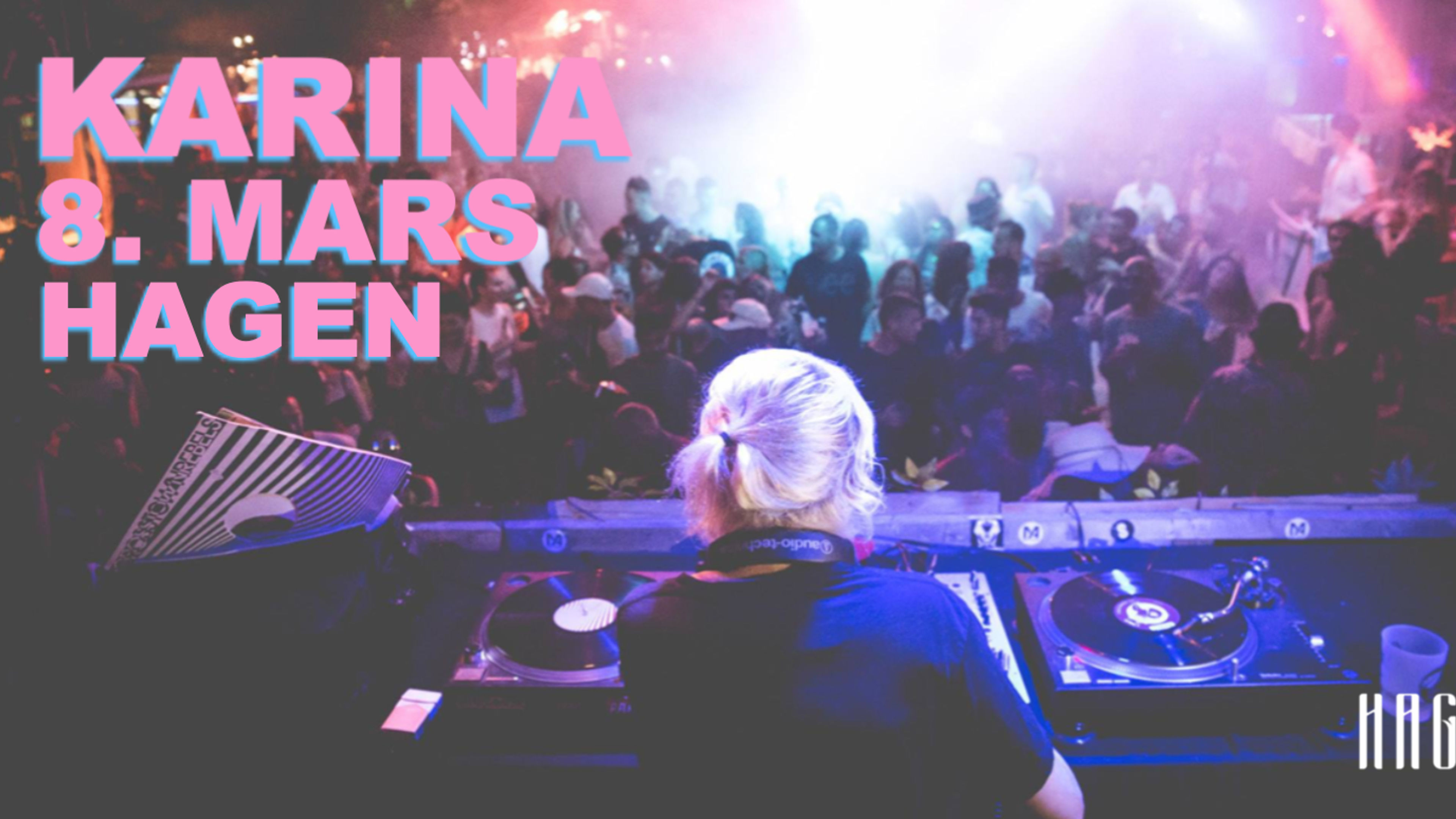 Promotional graphic for Karina