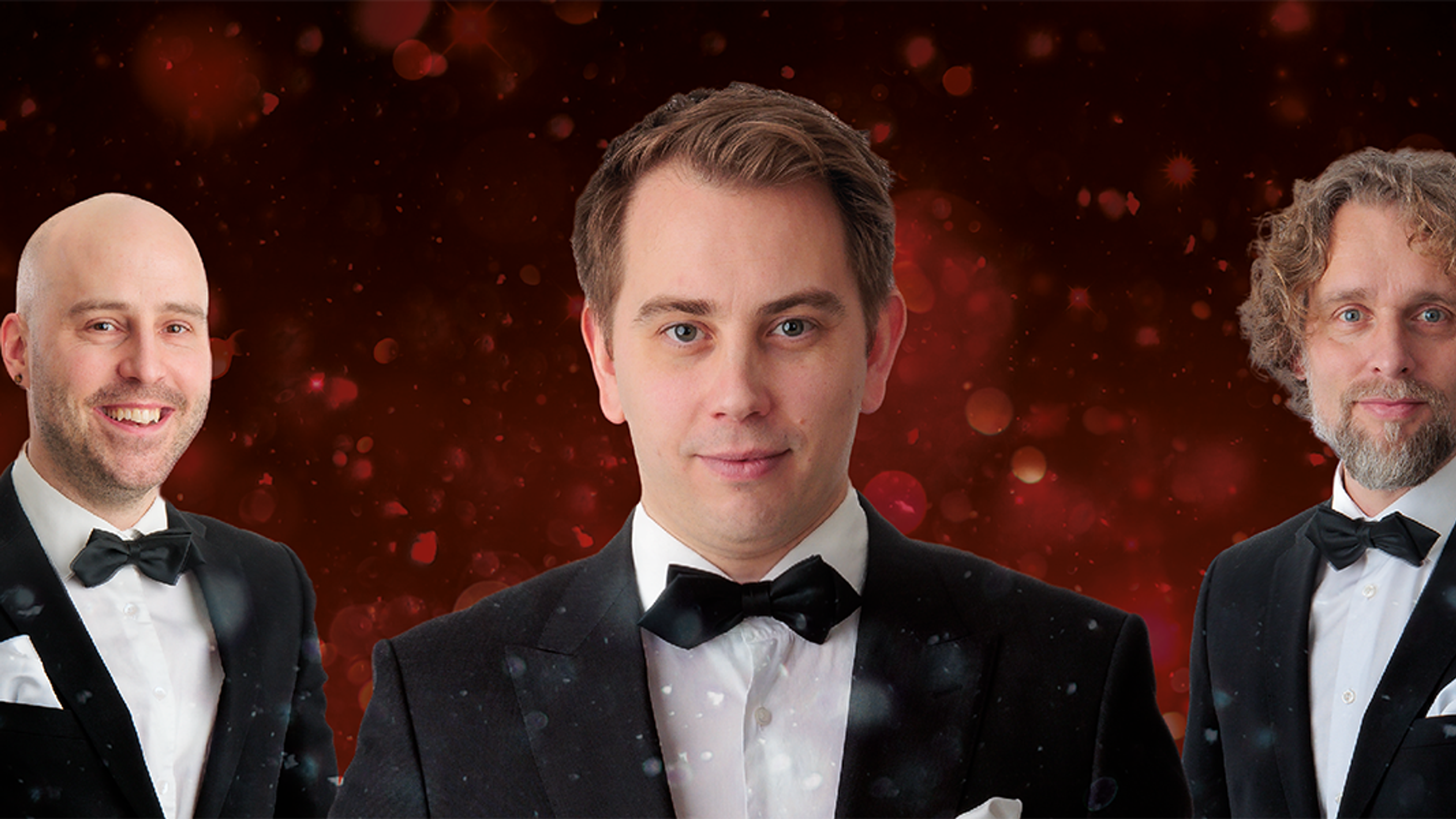 Promotional graphic for Christmas with Nordic Tenors
