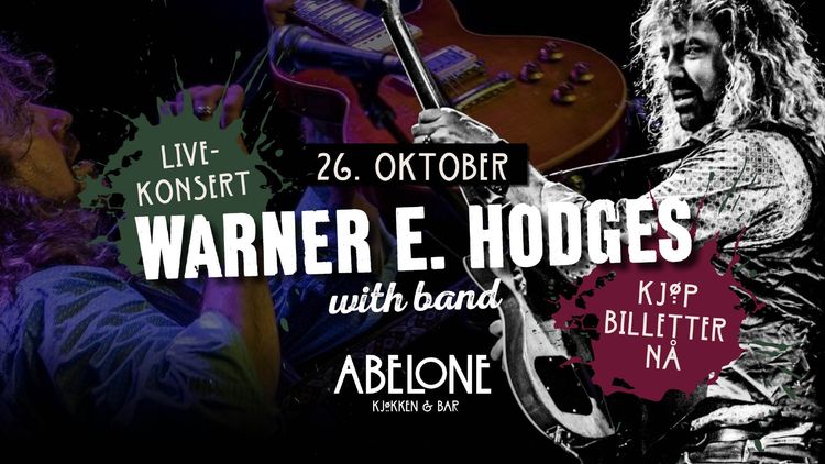 Konsert med Warner E Hodges på Abelone!
