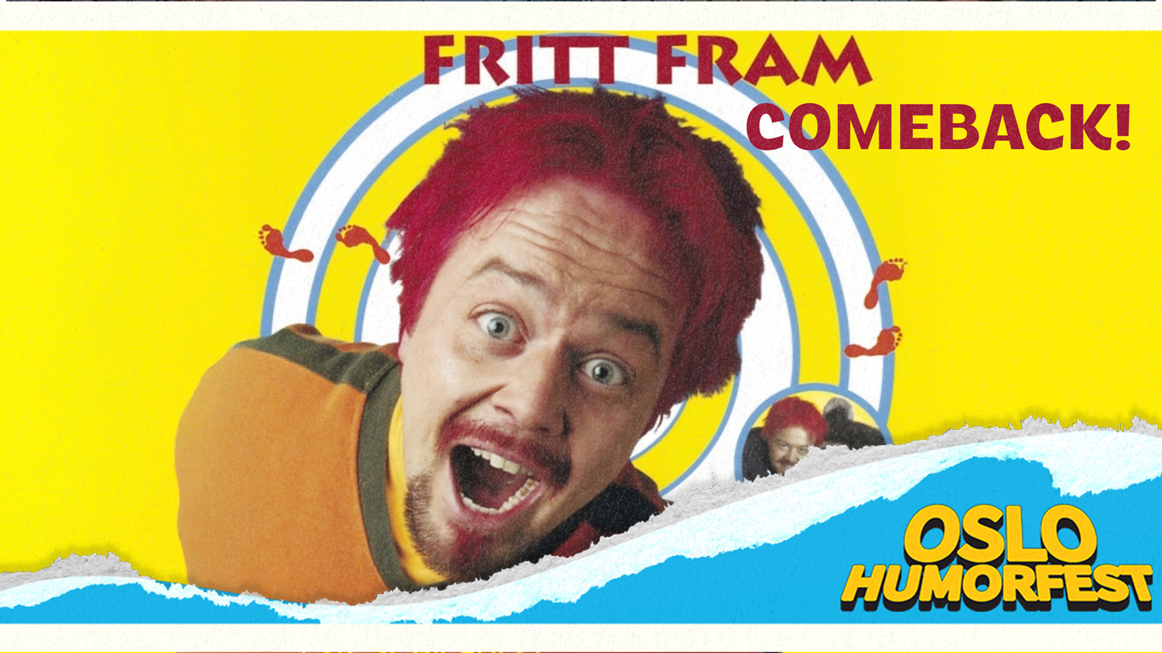Promotional graphic for Asgeir | Oslo Humorfest på SALT