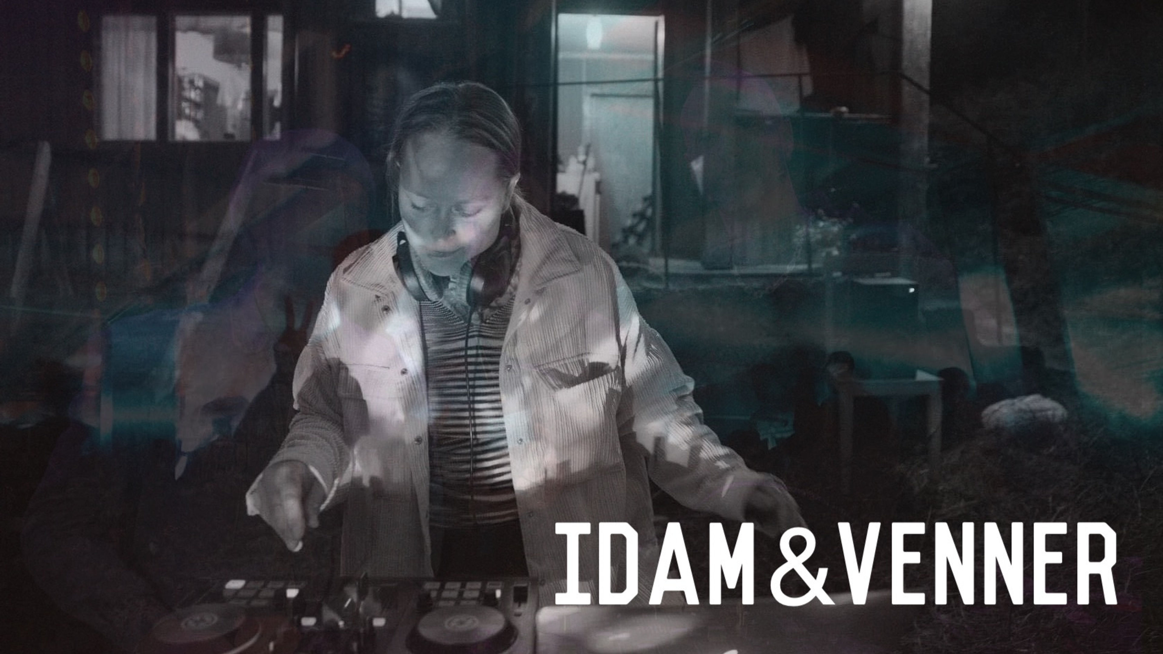 Promotional graphic for Ida M & Venner (DJ's)