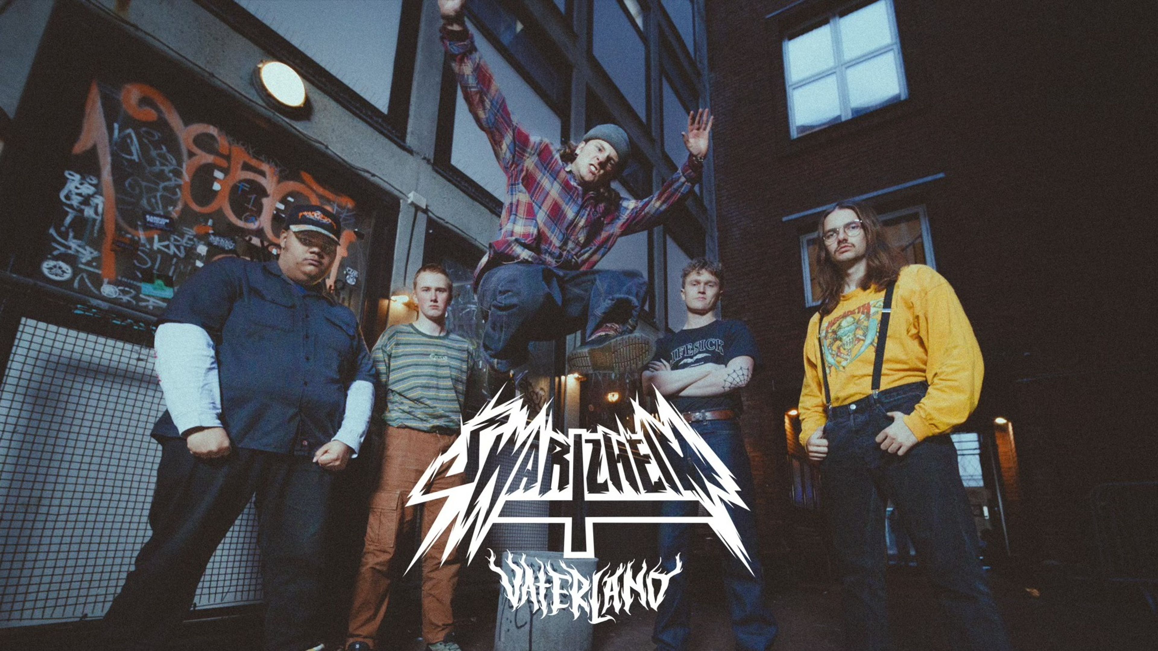 Promotional graphic for Swartzheim (DK) + Krapyl + Arachno