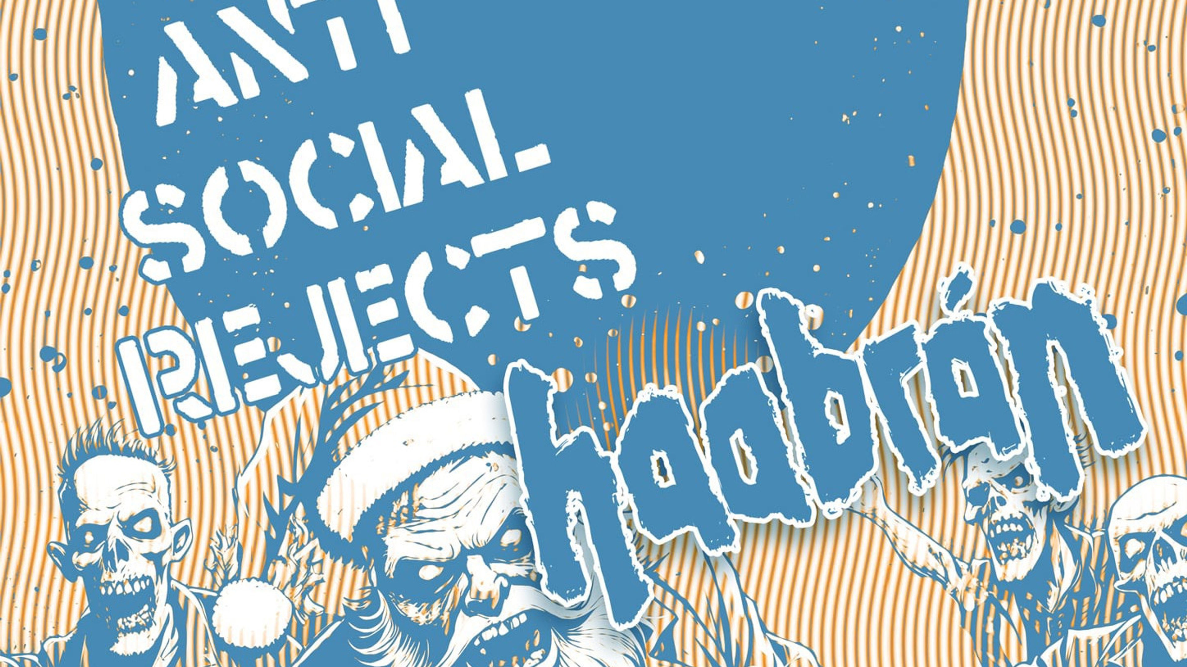 Promotional graphic for ly X-mas Ride I: Anti Social Rejects + haabrán + DJ Obs session