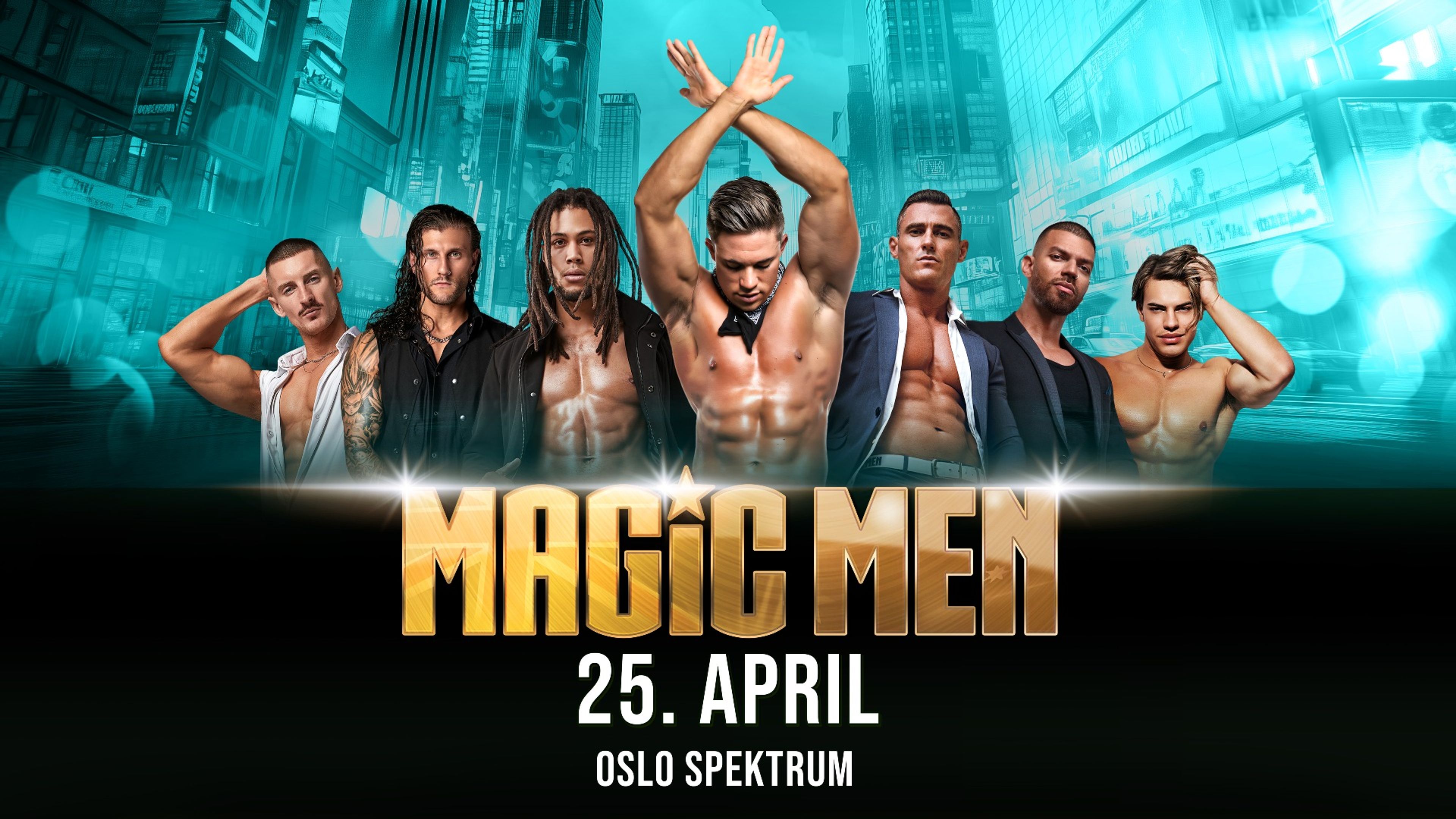 Promotional graphic for Magic Men – World Tour 2025