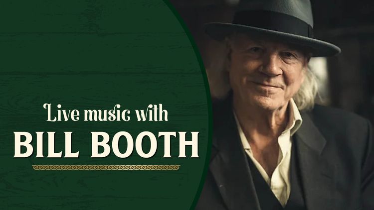 Livemusikk med Bill Booth!