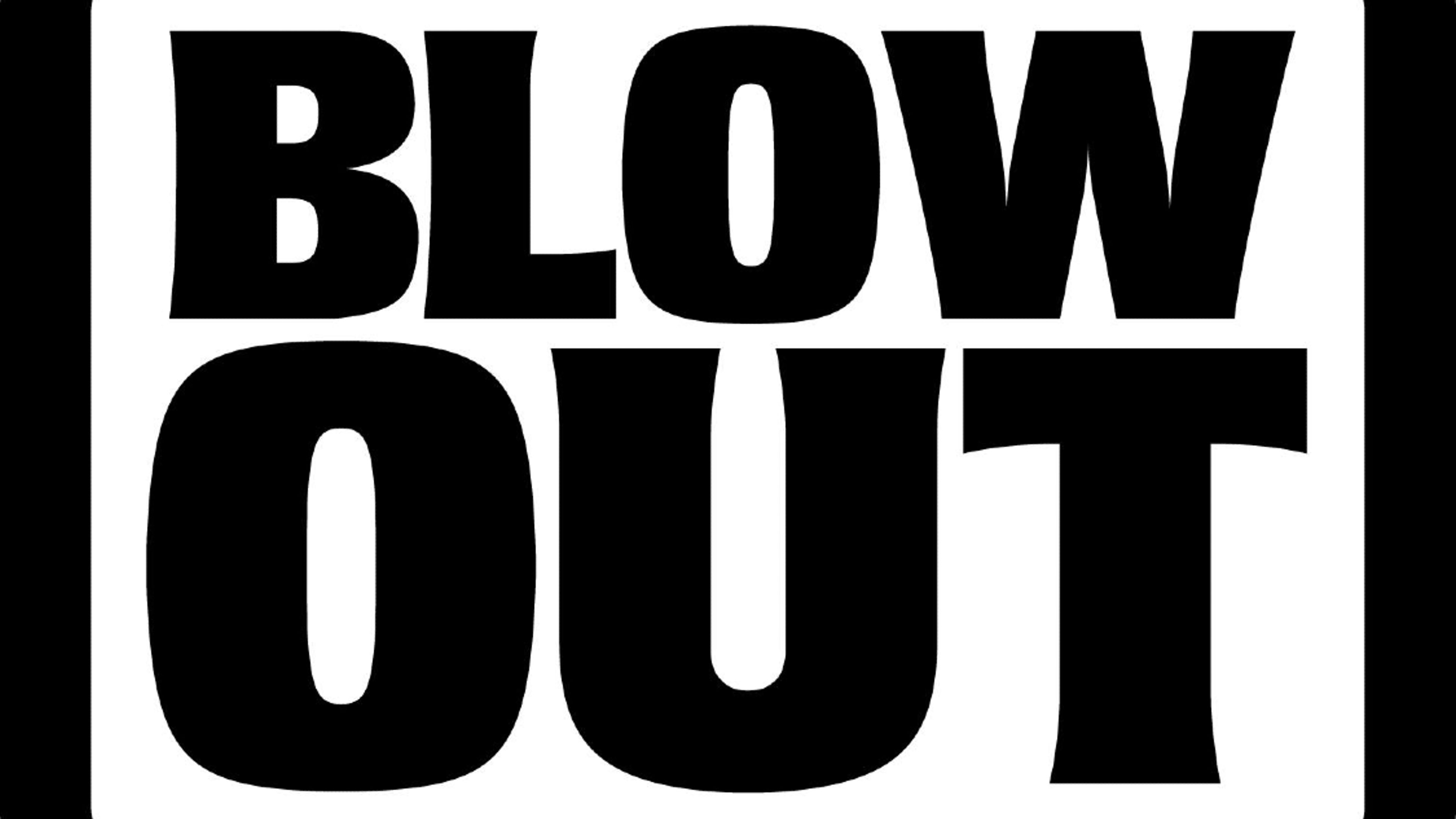 Promotional graphic for BLOW-OUT-Festialen 24 på MIR