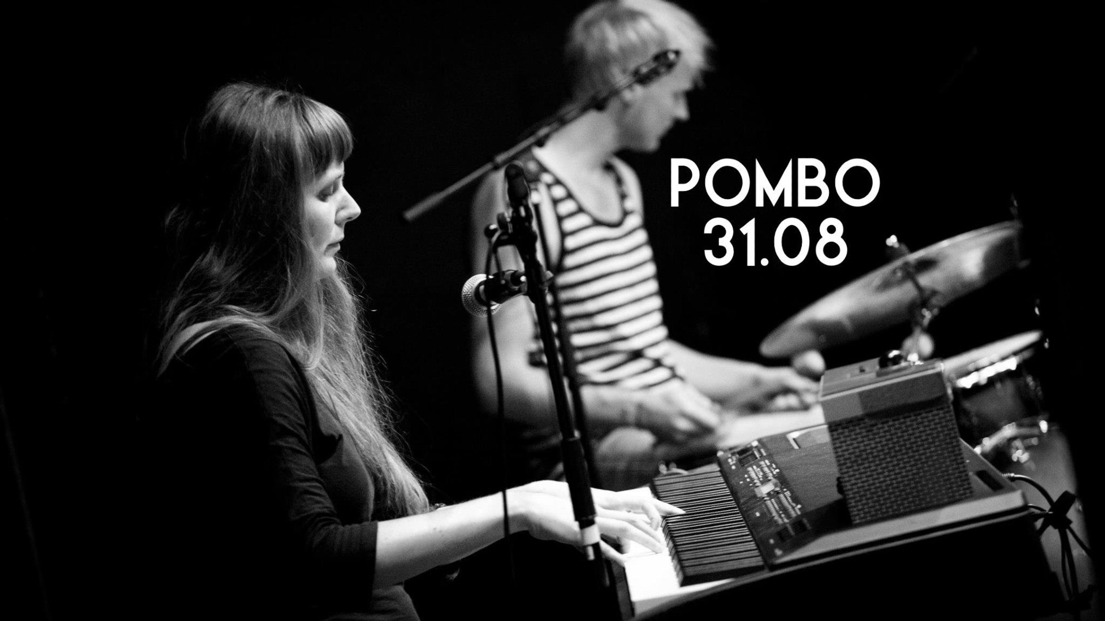 Promotional graphic for Pombo // Parksalongen