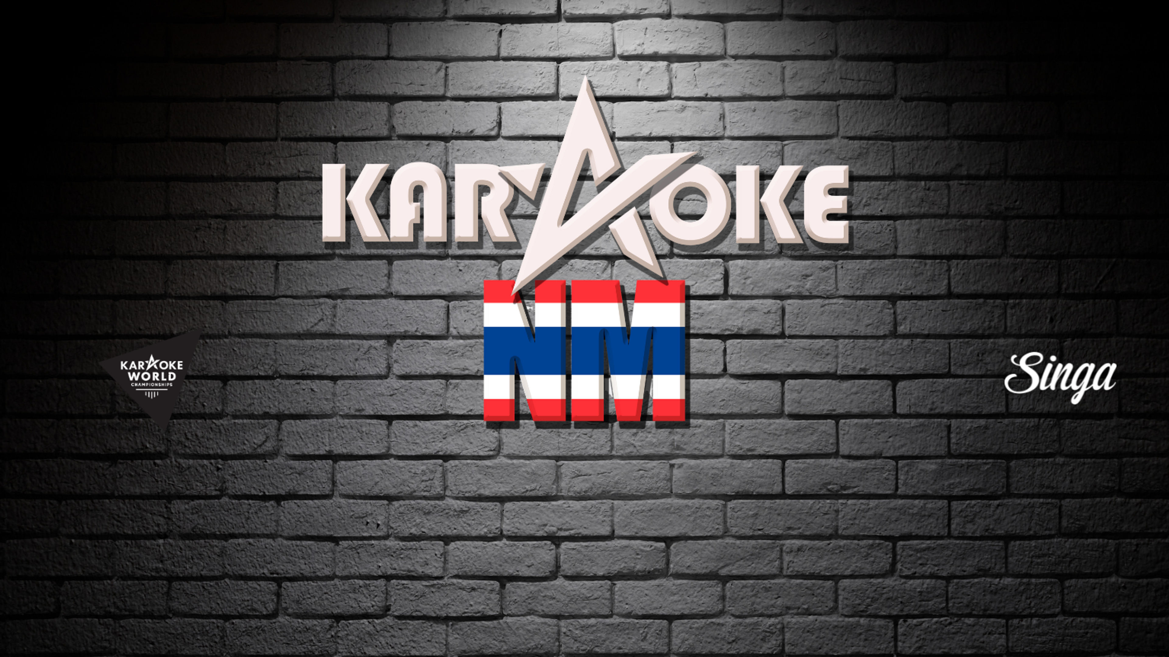 Promotional graphic for Karaoke NM
