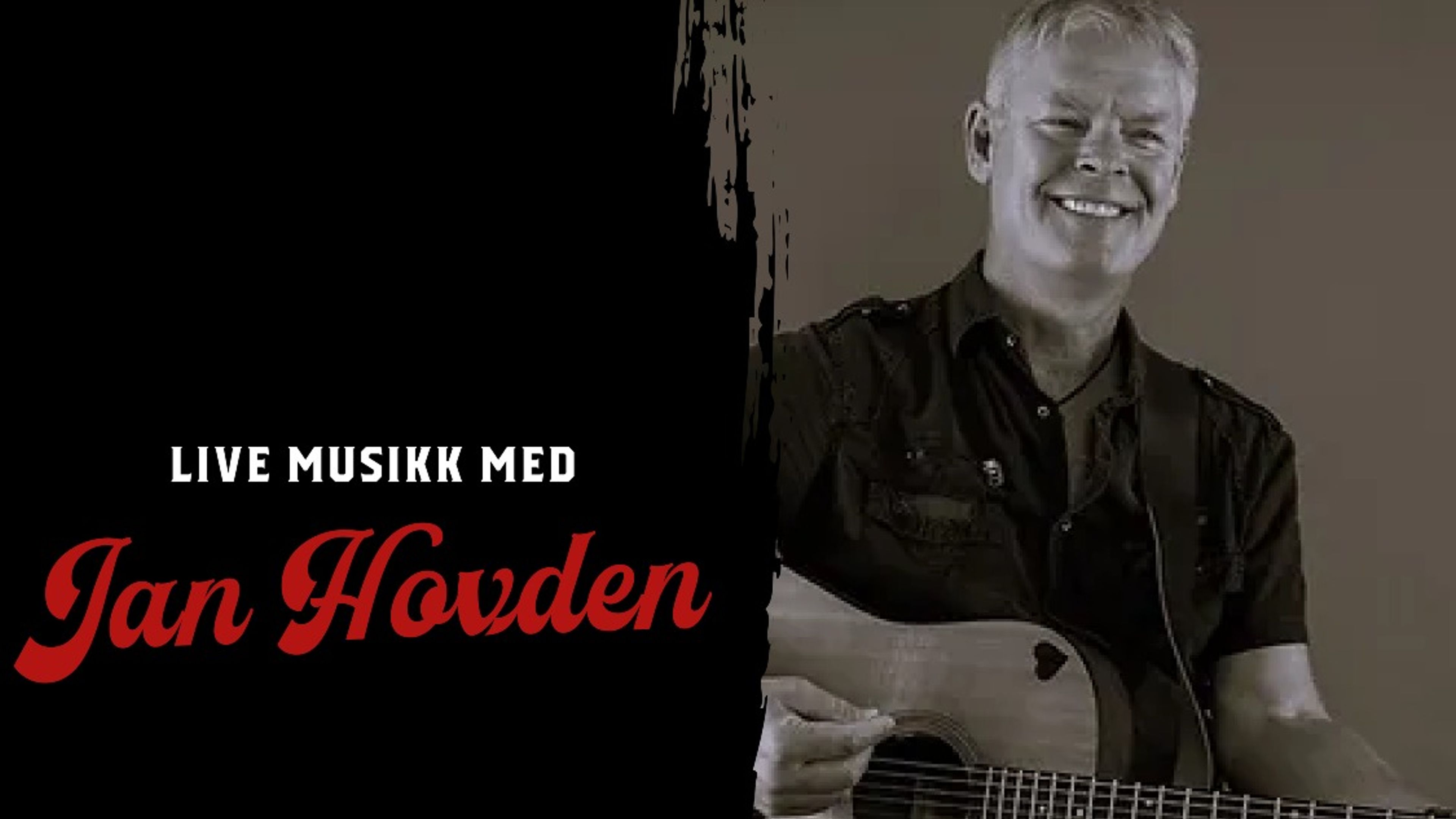 Promotional graphic for Livemusikk // Jan Hovde