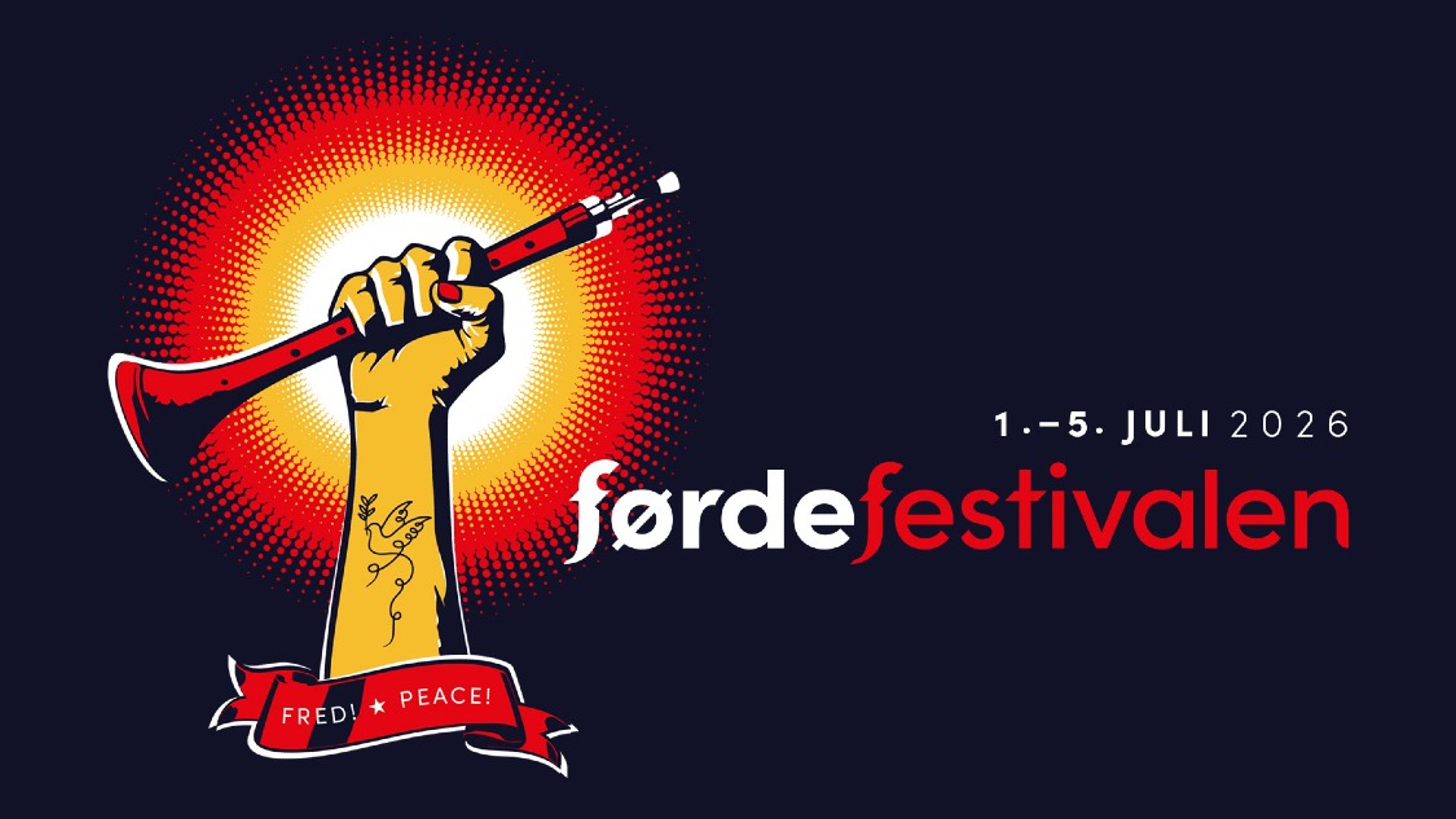 Promotional graphic for Førdefestivalen