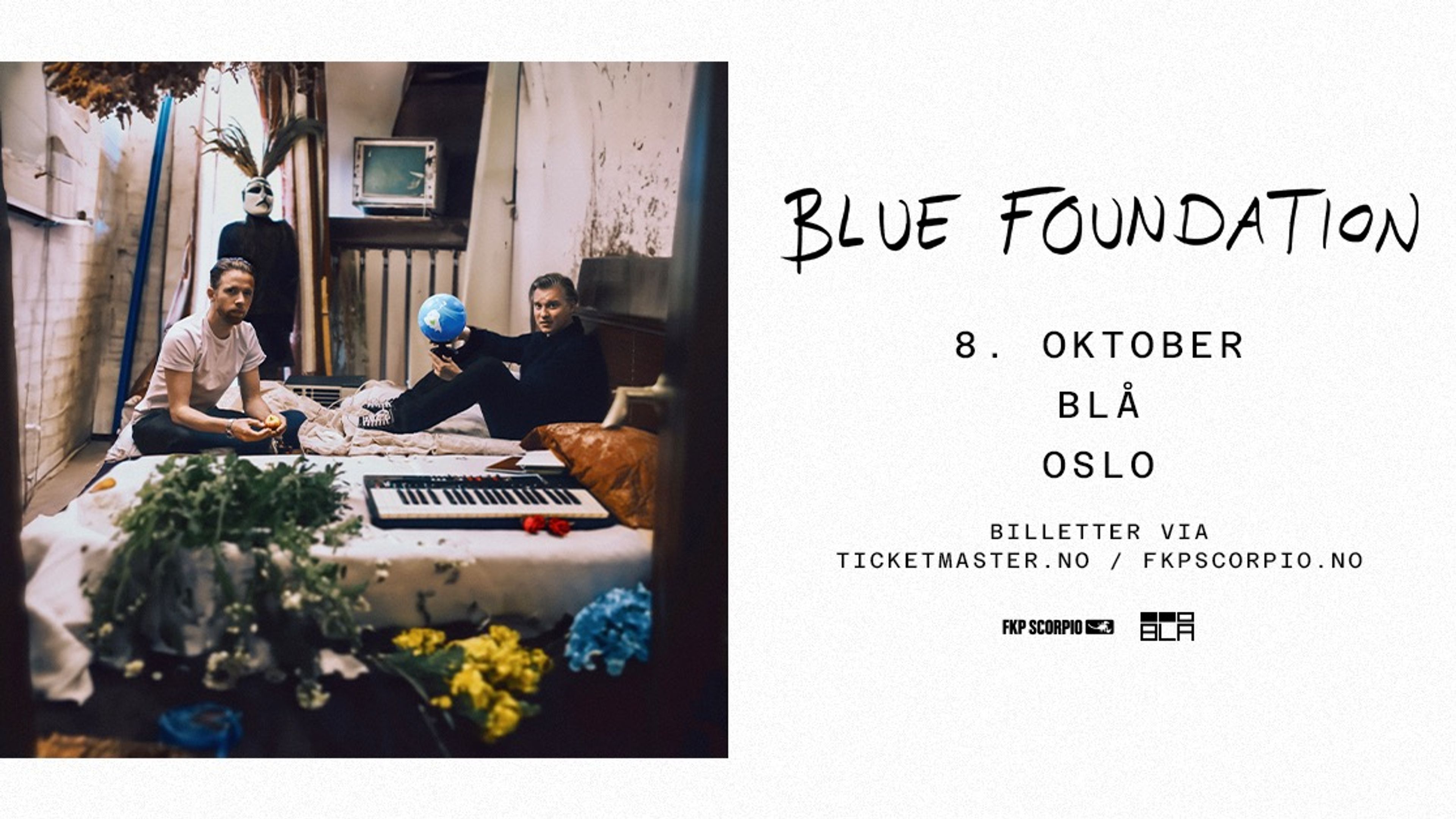 Promotional graphic for Blue Foundation