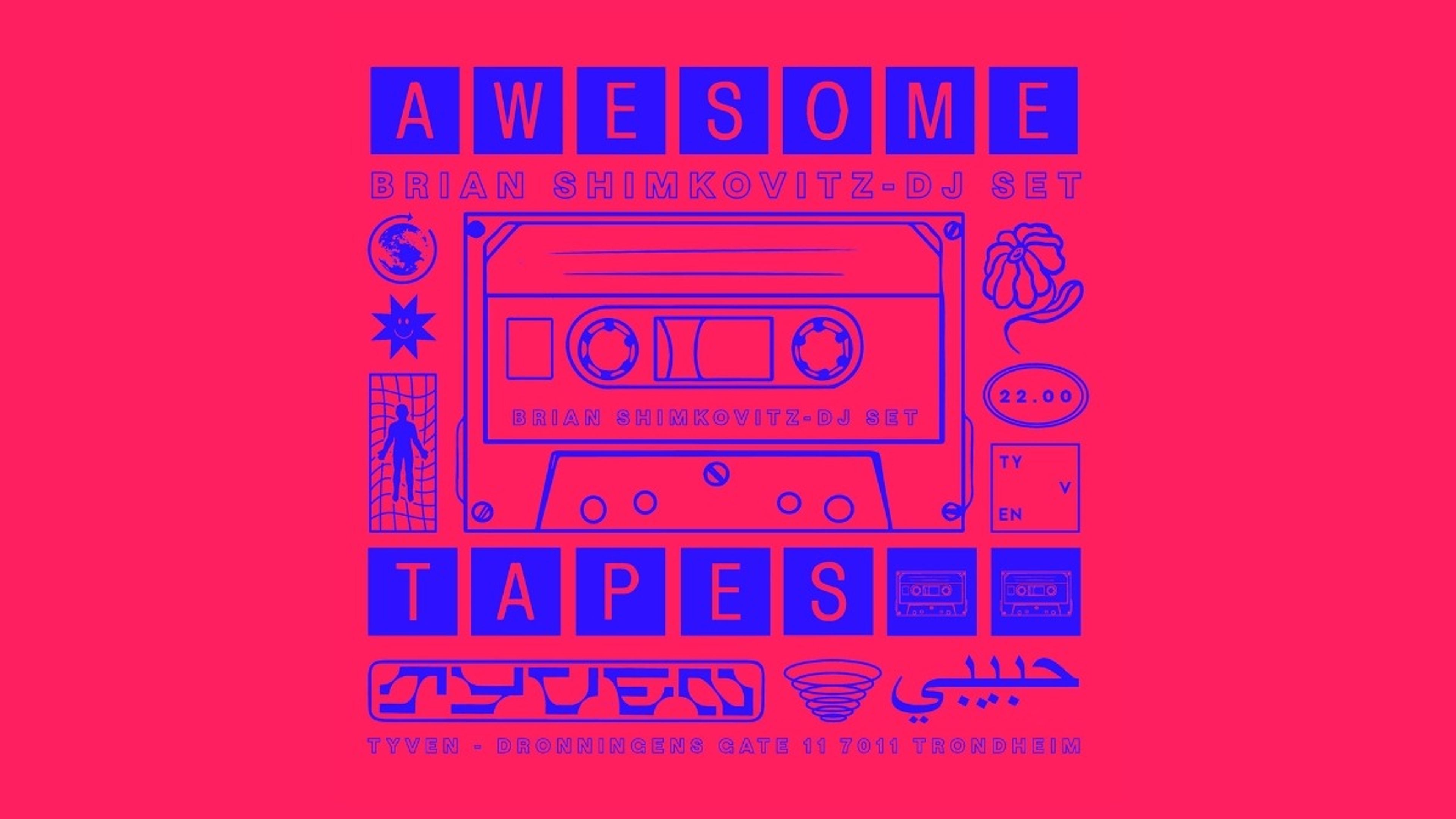 Promotional graphic for Awesome Tapes From Africa (DJ set) // TYVEN