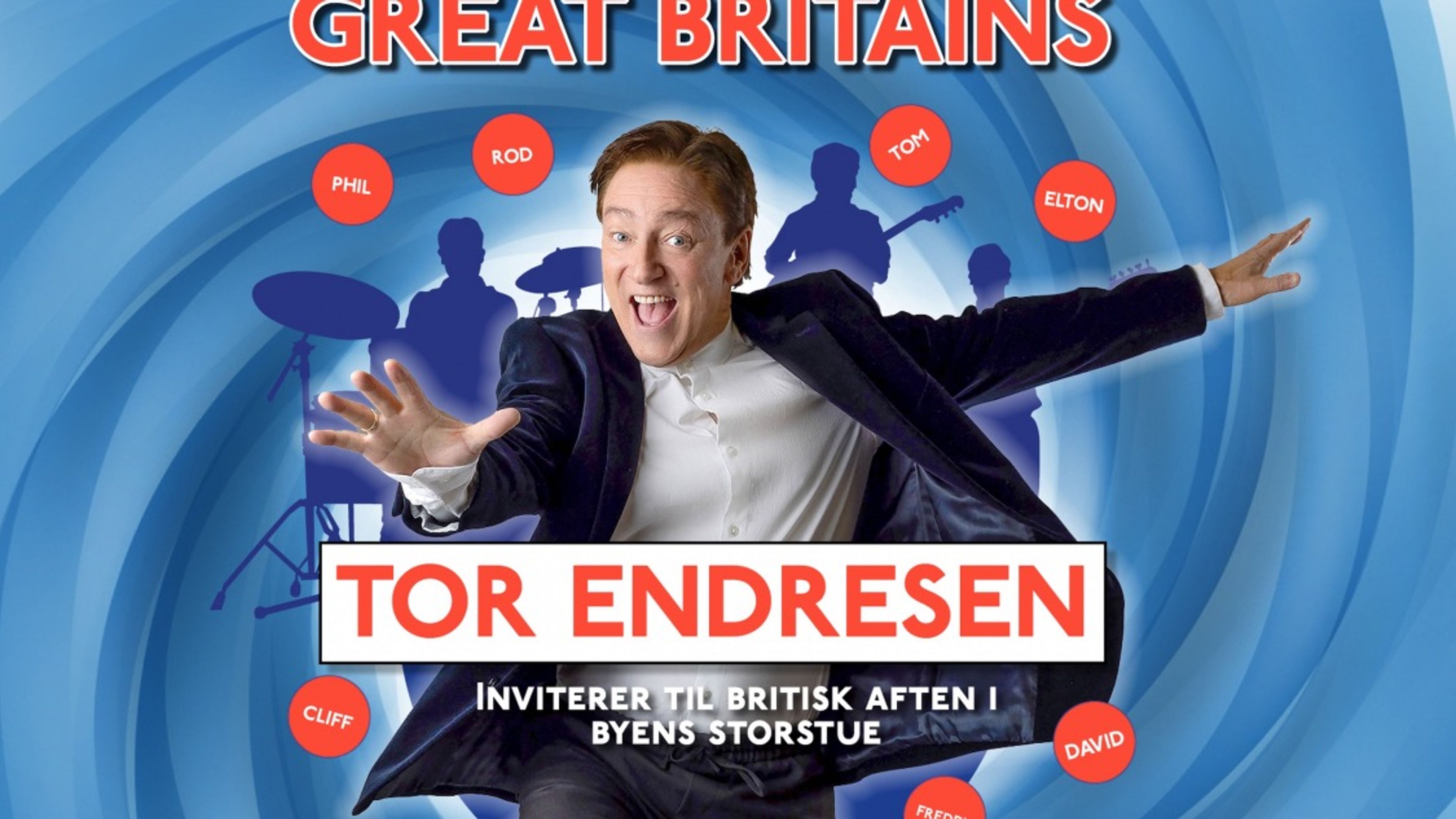 Promotional graphic for Tor Endresen – Great Britains