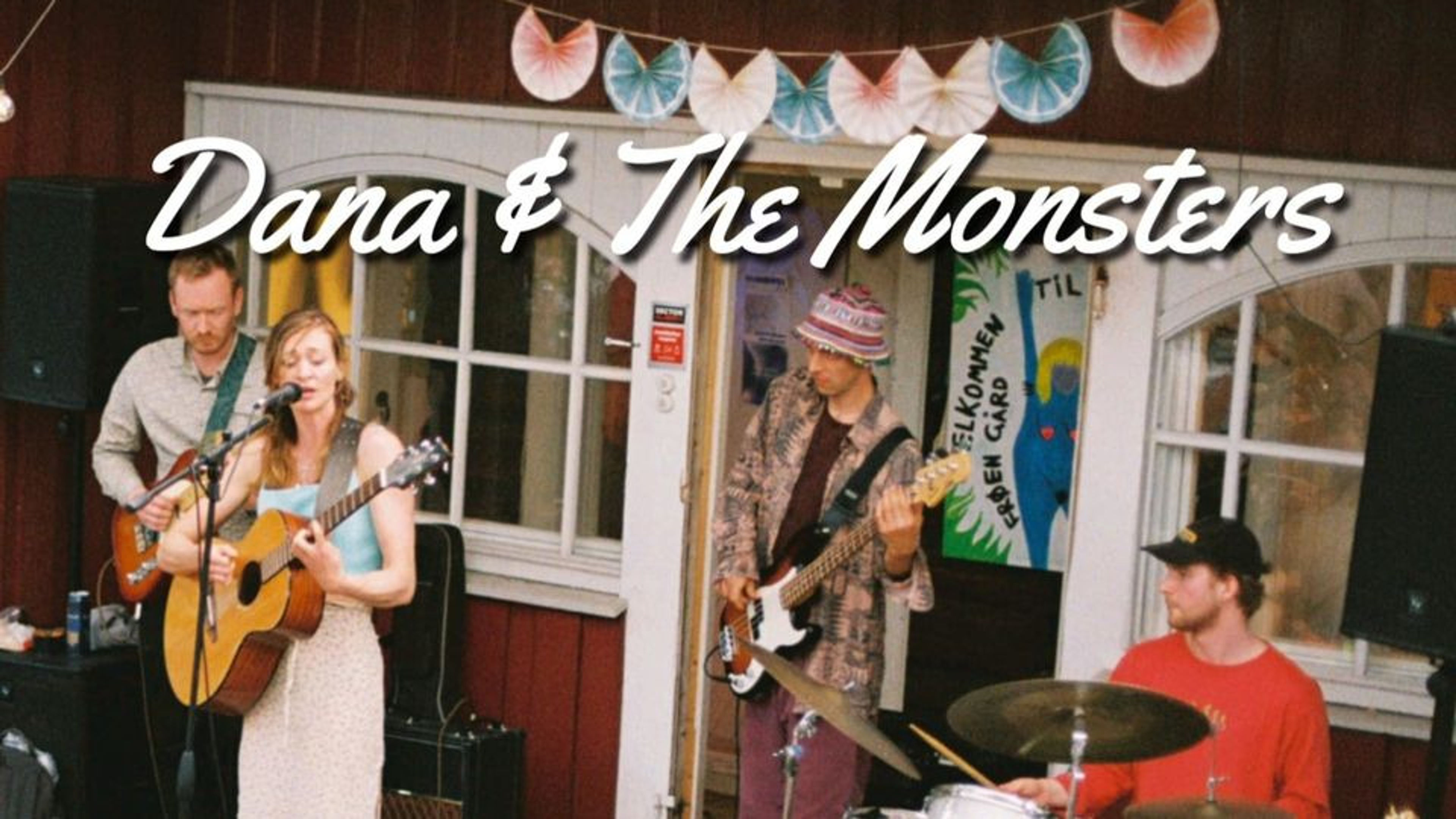 Promotional graphic for Dana & The Monsters Going Away Party at MIR