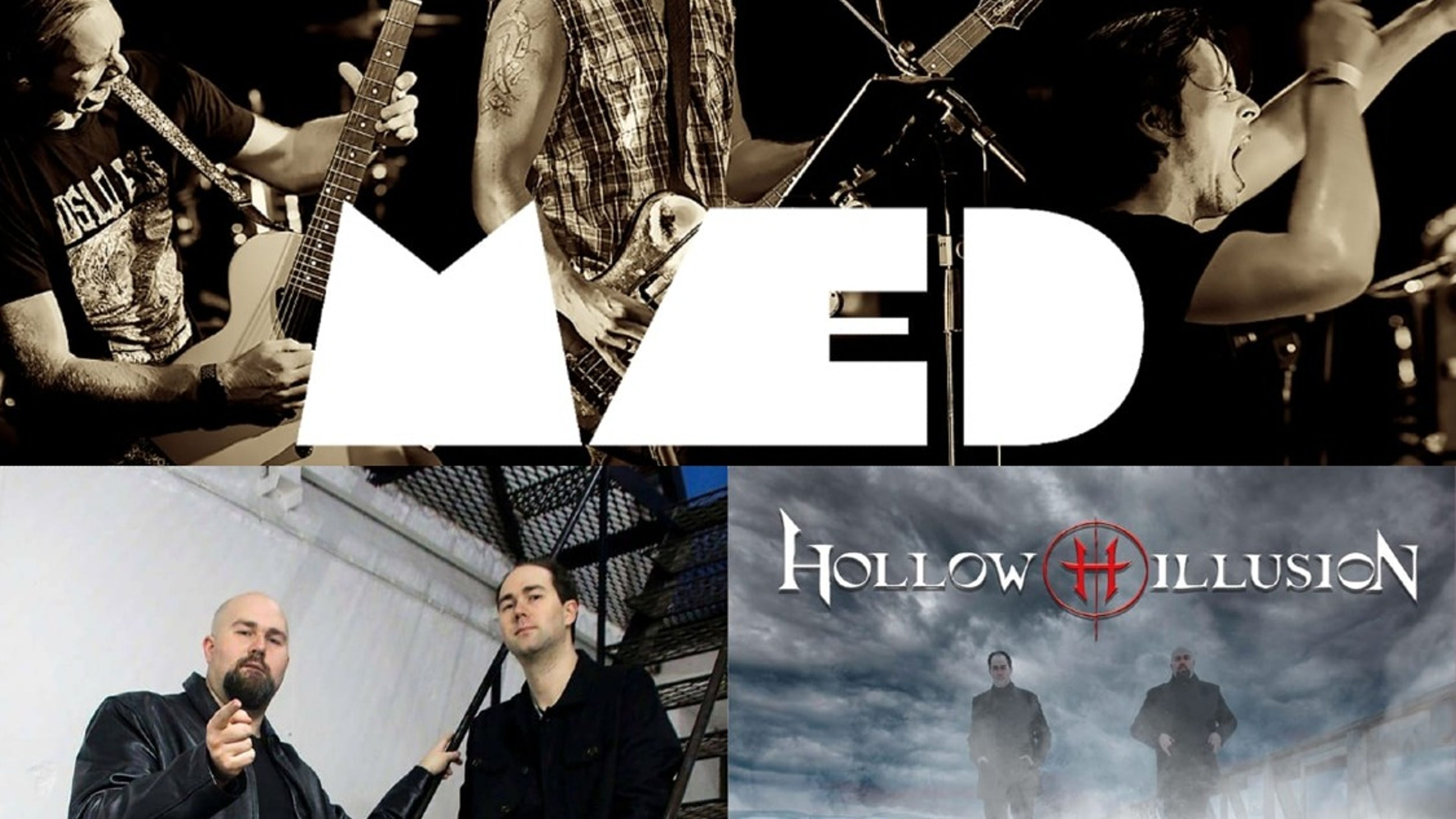 Promotional graphic for HOLLOW ILLUSION + MÆD