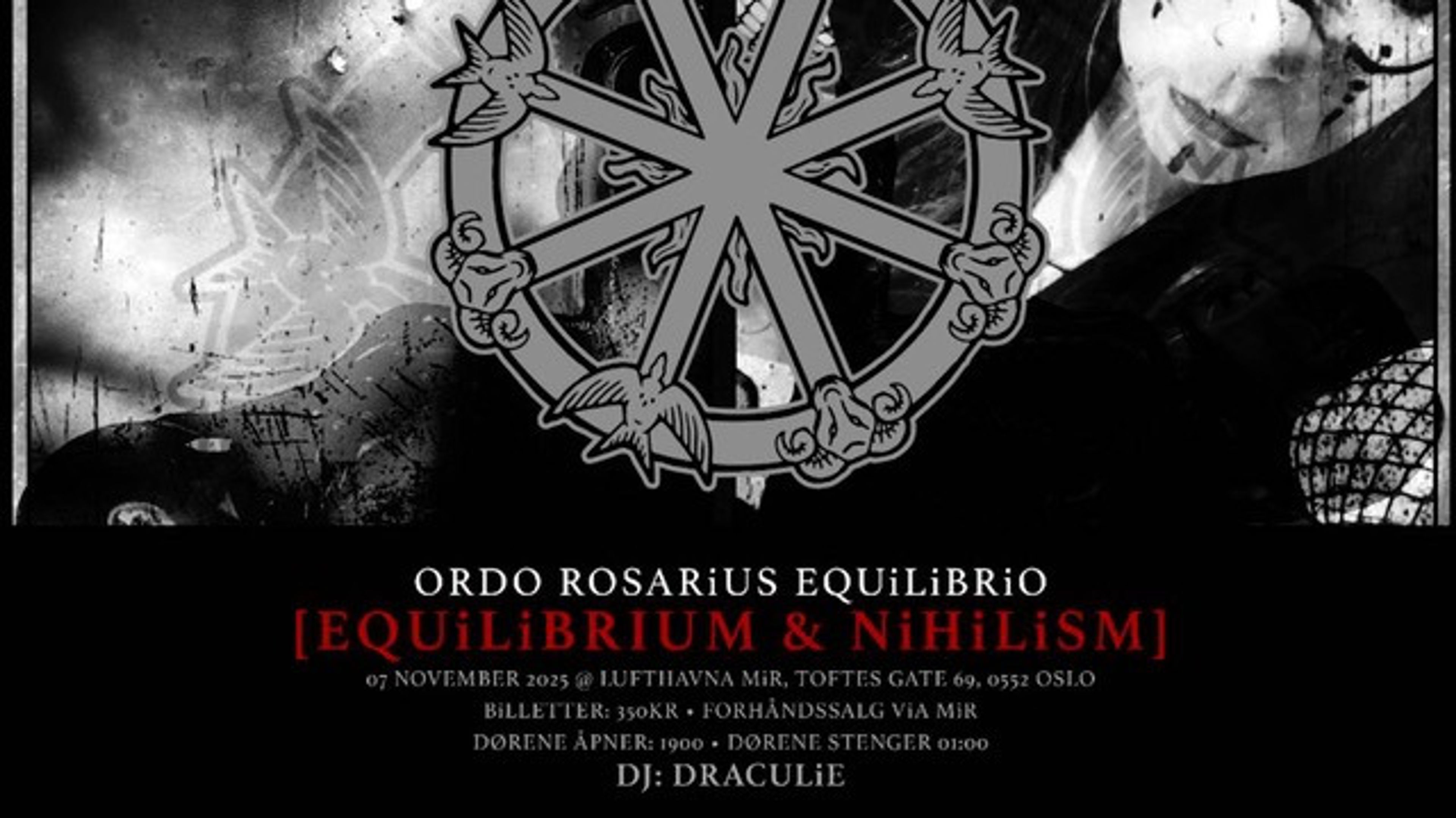 Promotional graphic for Ordo Rosarius Equilibrio-Release