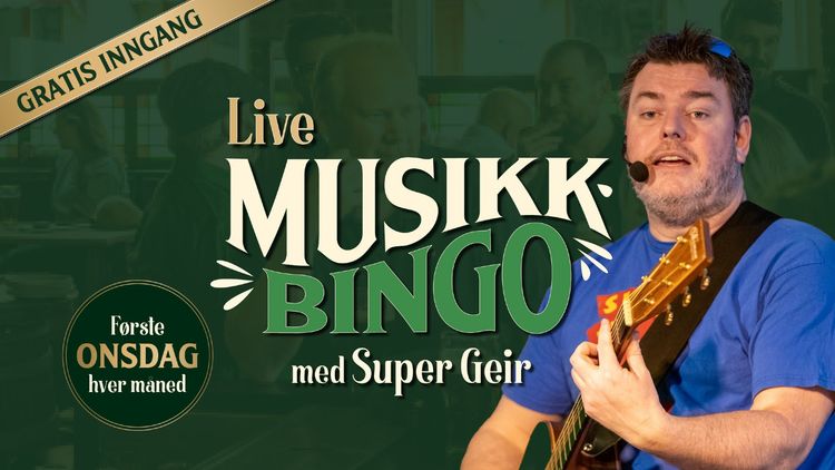 Livemusikkbingo med SuperGeir