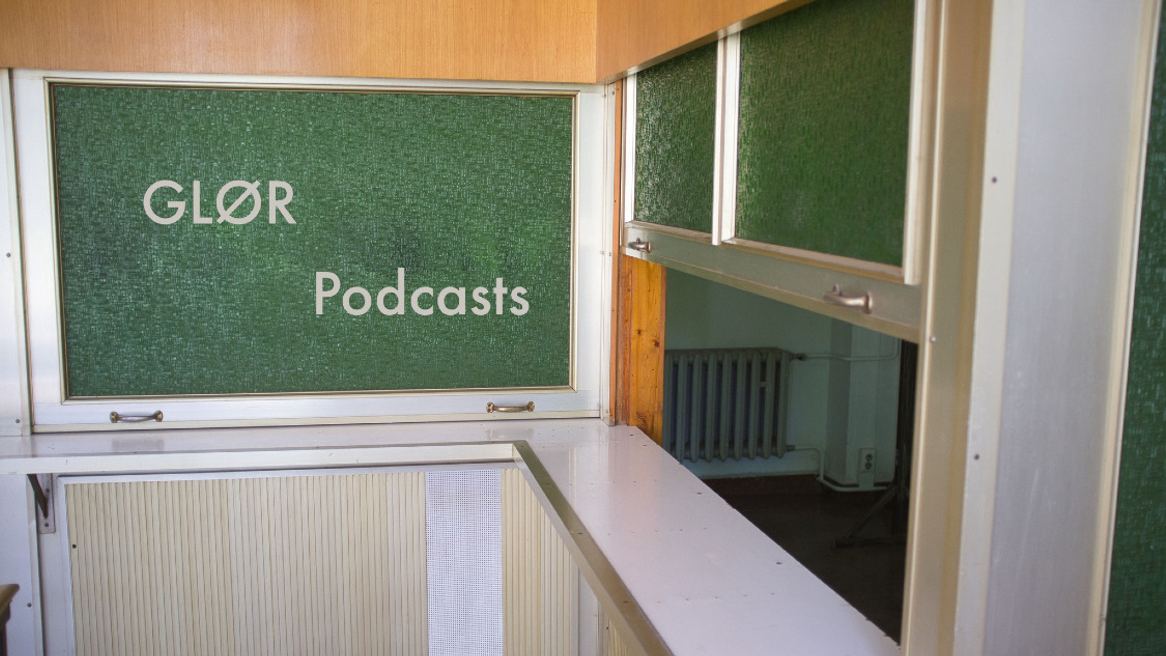Promotional graphic for GLØR + Podcast