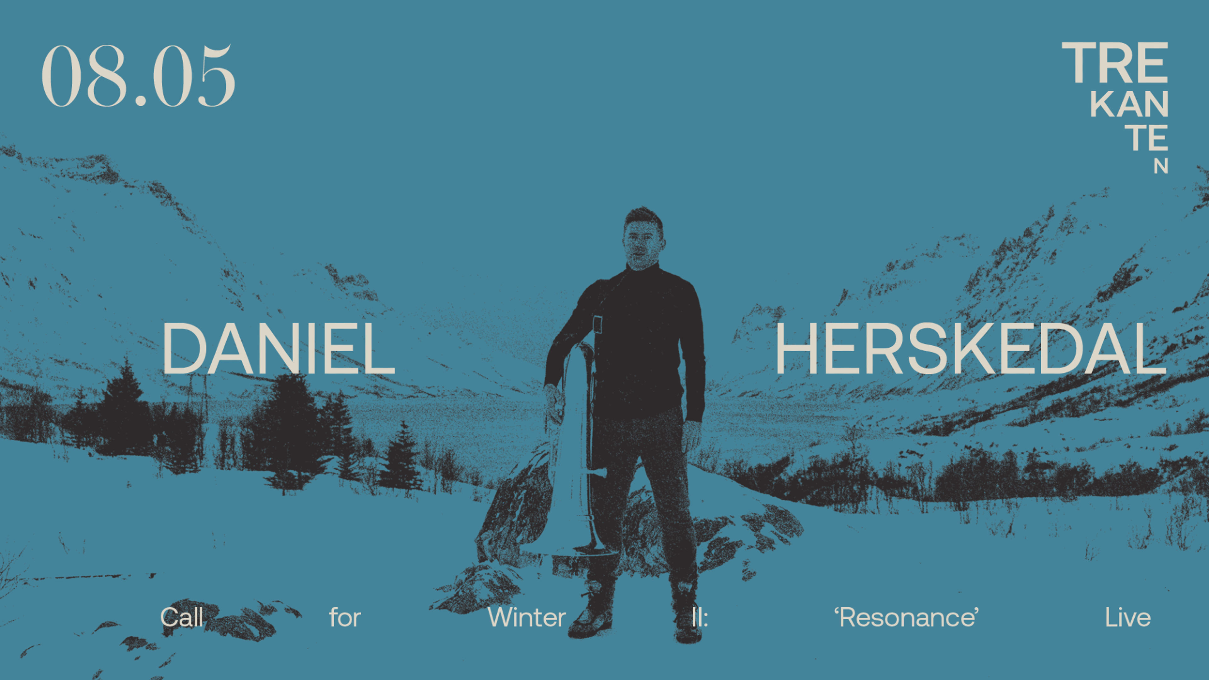 Promotional graphic for Daniel Herskedal