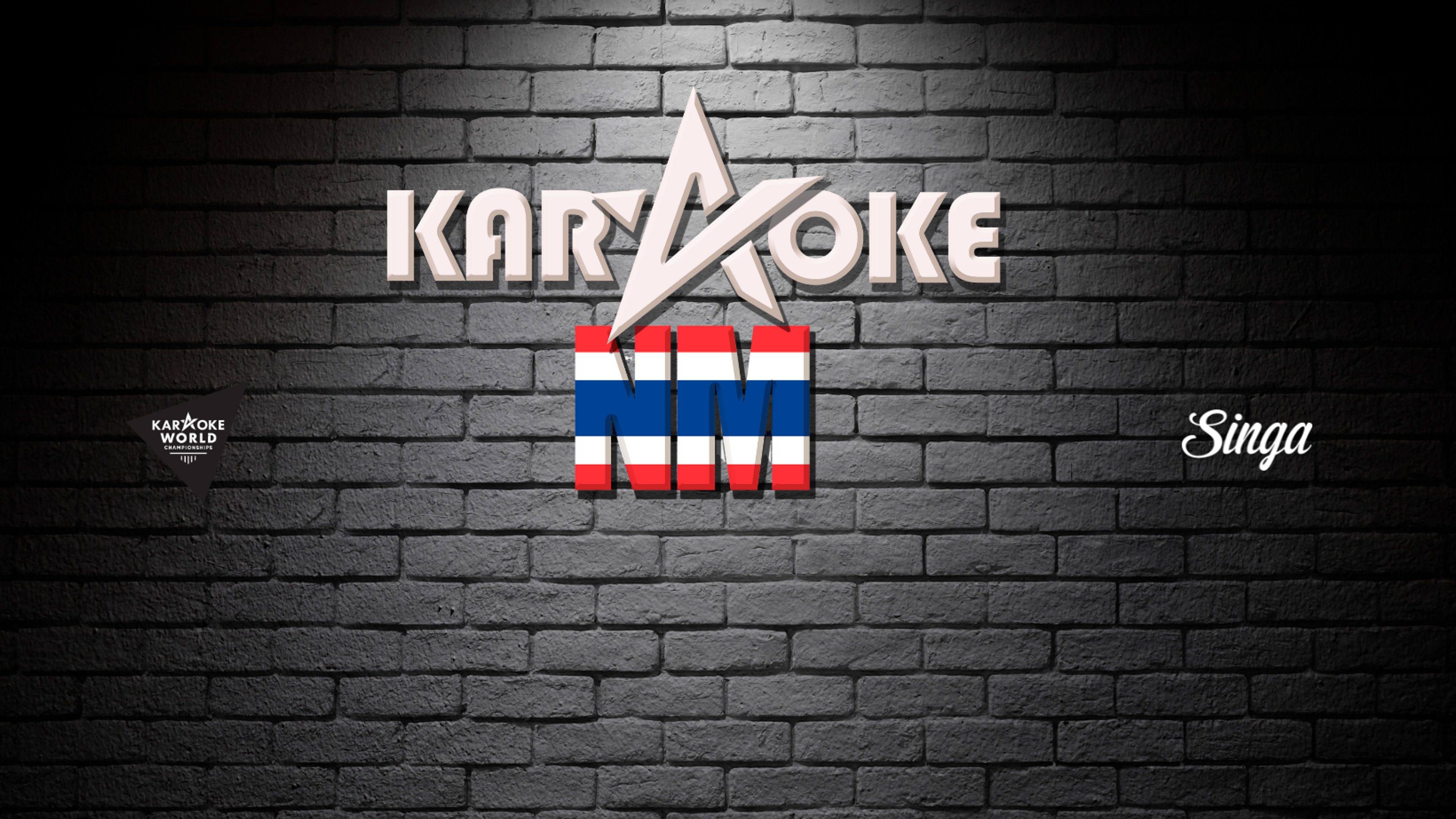 Promotional graphic for Karaoke NM