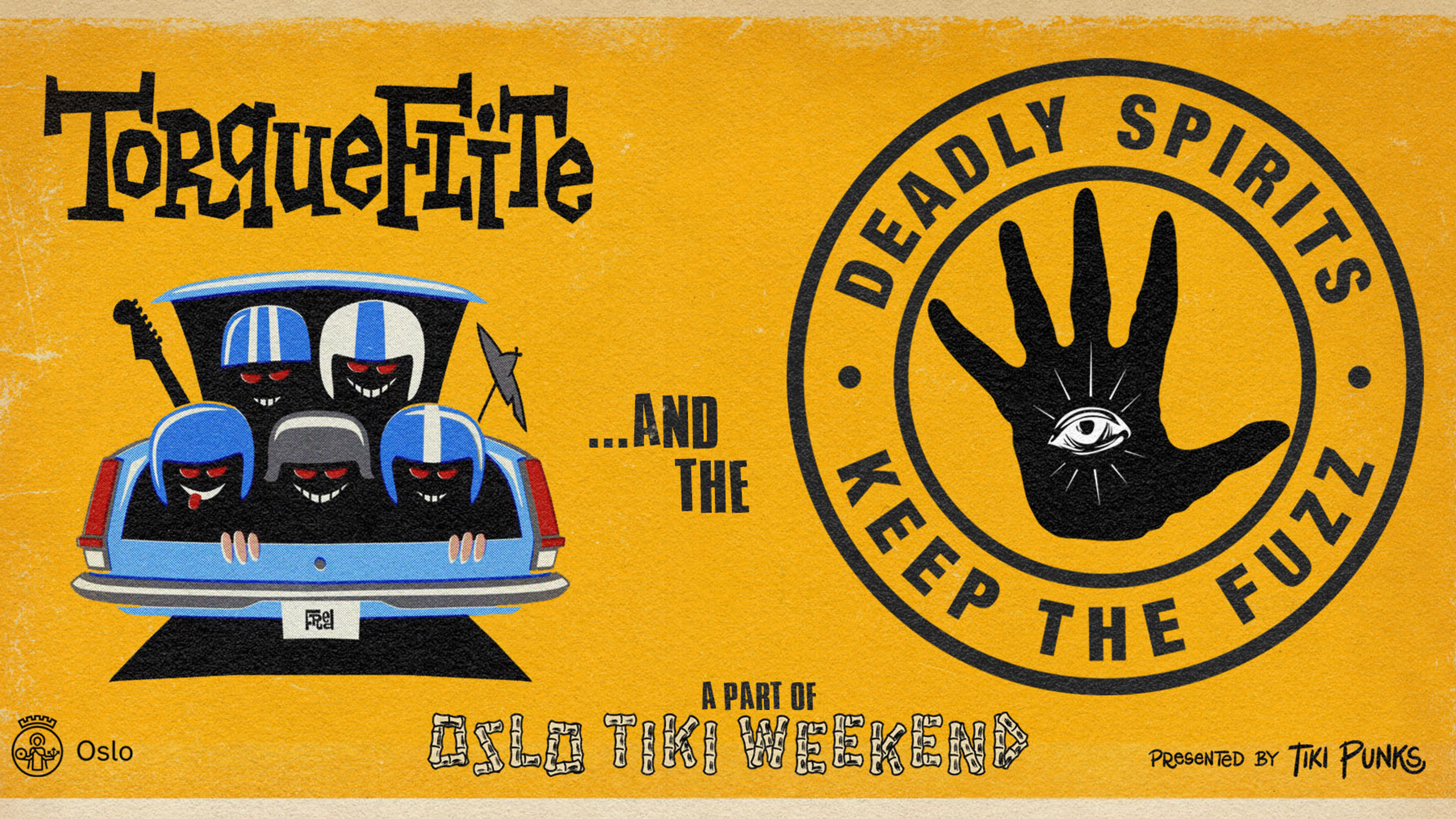 Promotional graphic for Torqueflite & Deadly Spirits // MIR
