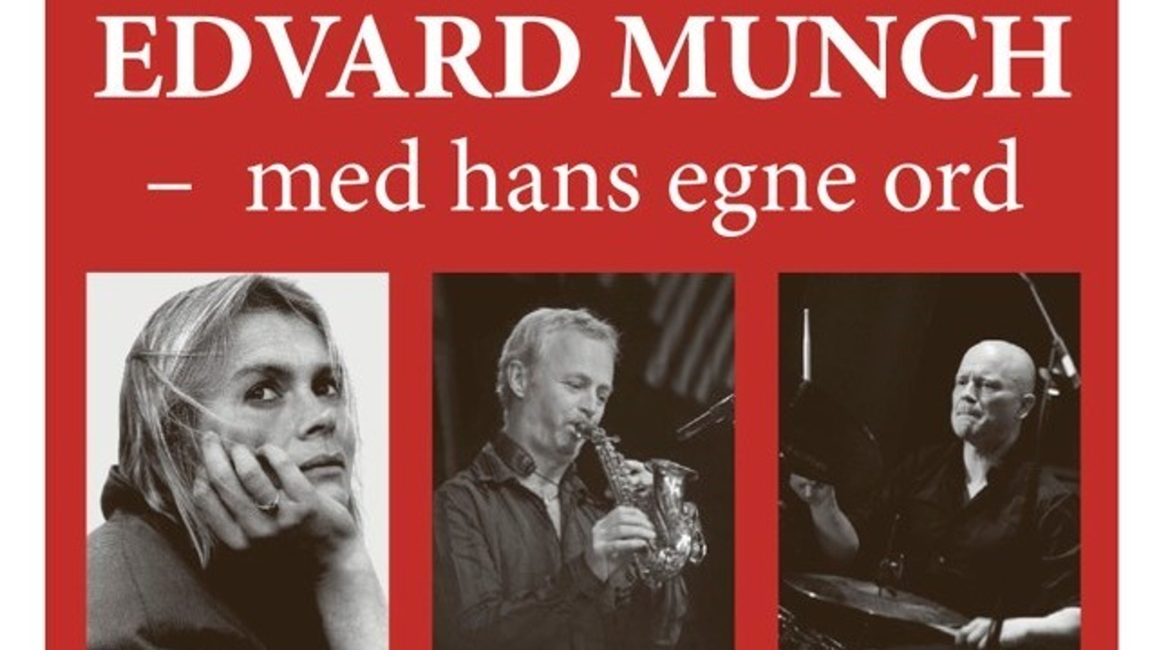 Promotional graphic for Munch - med hans egne ord - en konsertforestilling