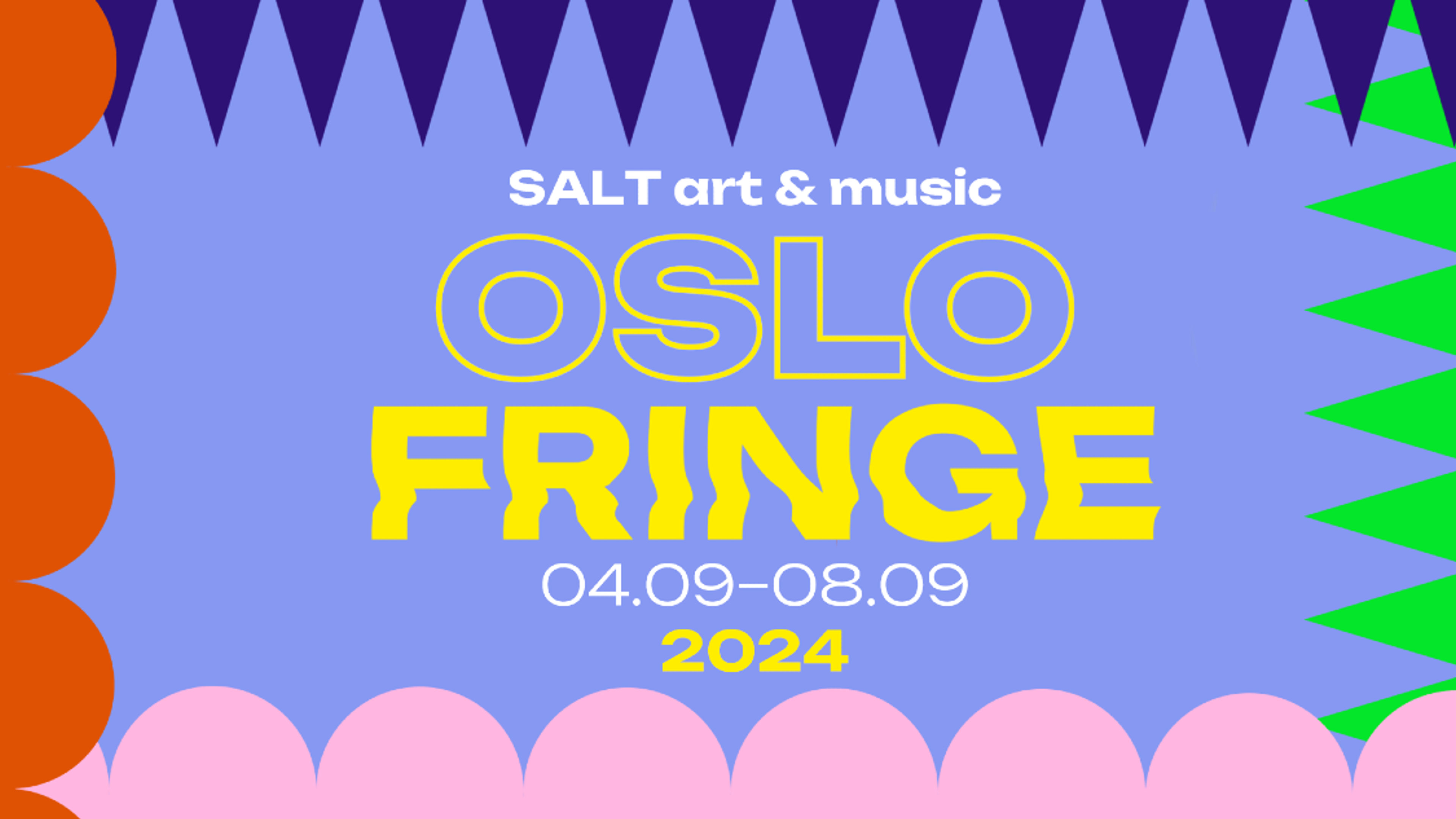 Promotional graphic for Oslo Fringe 2024