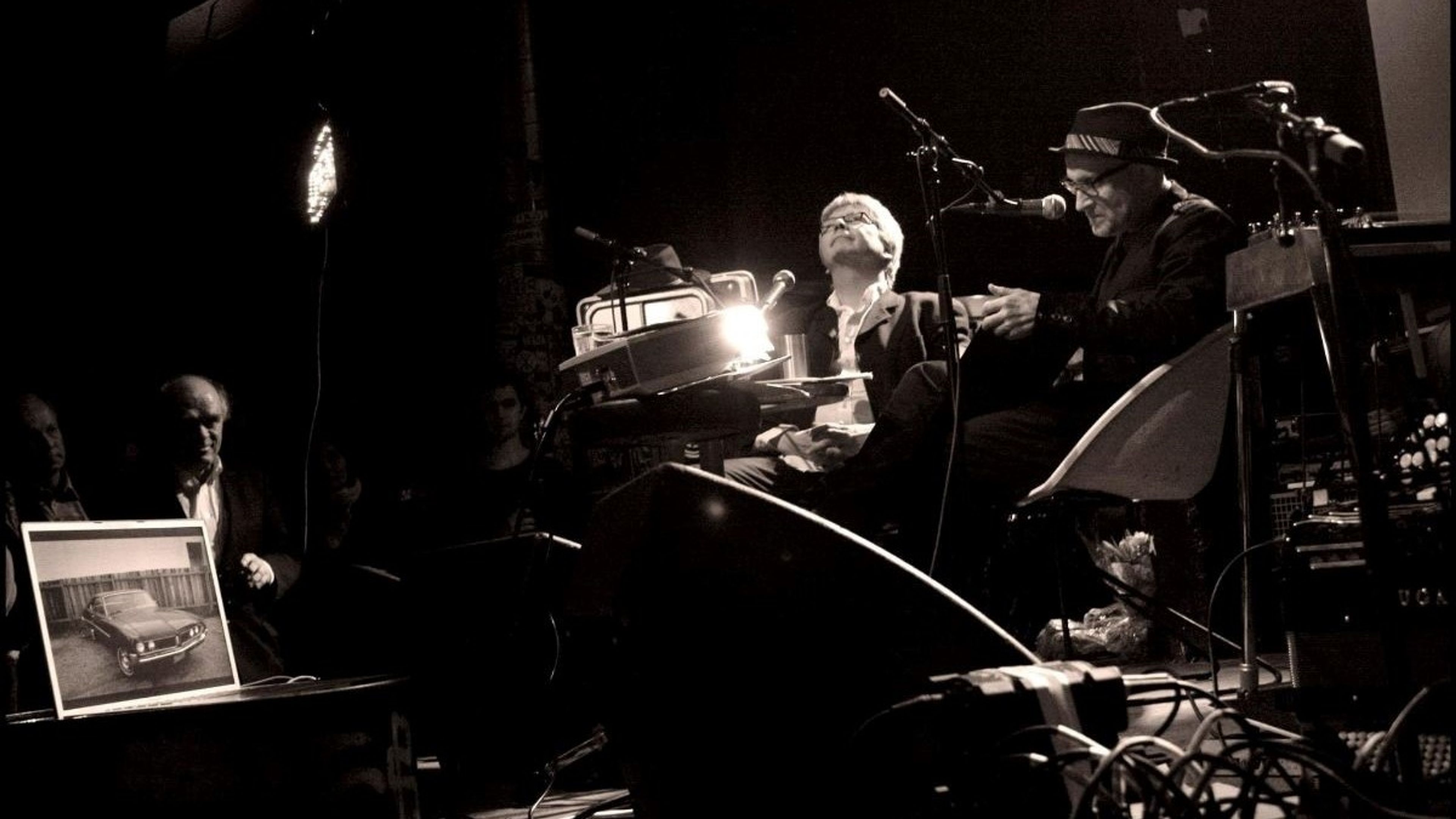 Promotional graphic for Saabye og Buicken - Konsert og minibokbad
