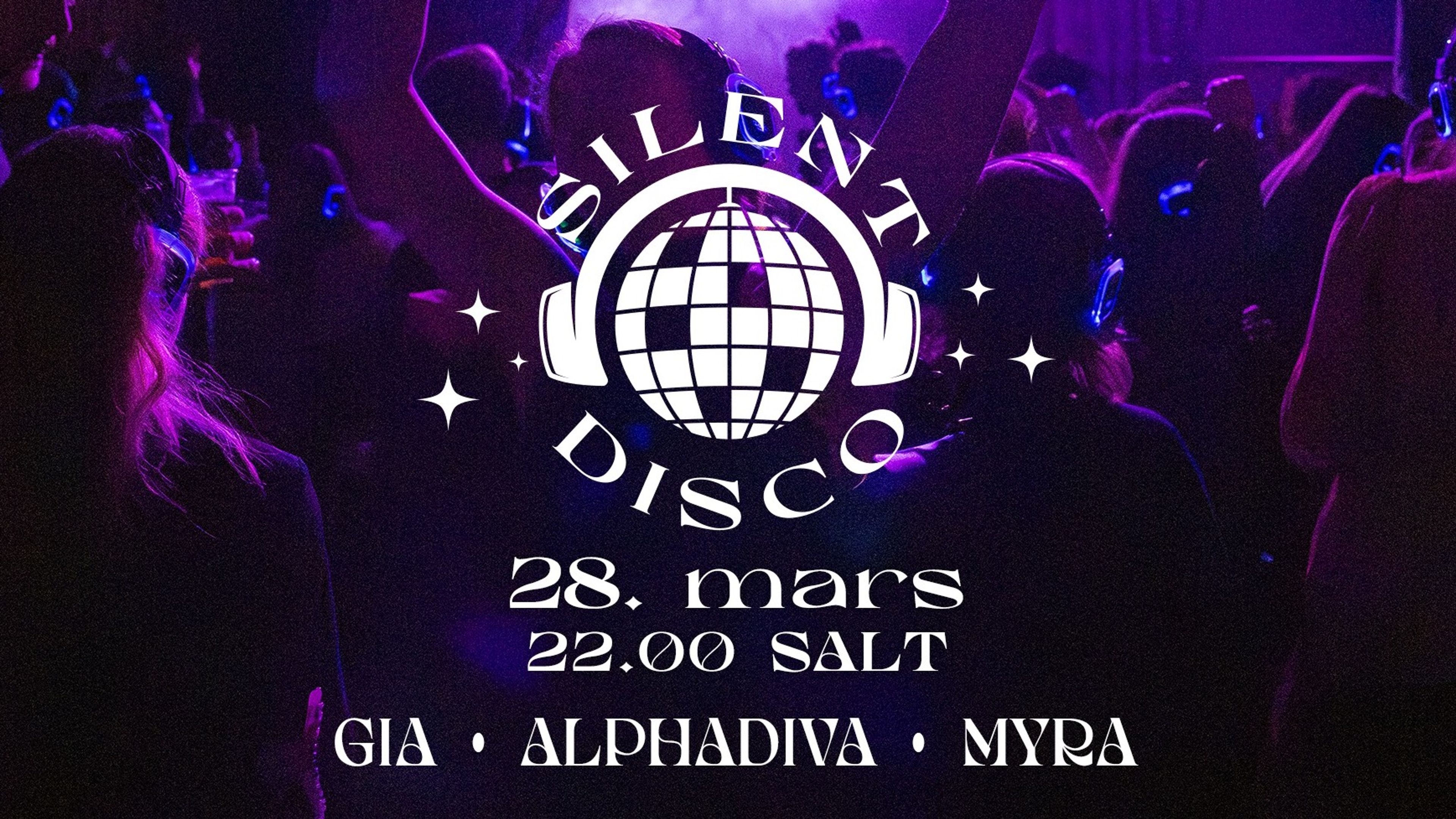 Promotional graphic for Silent Disco