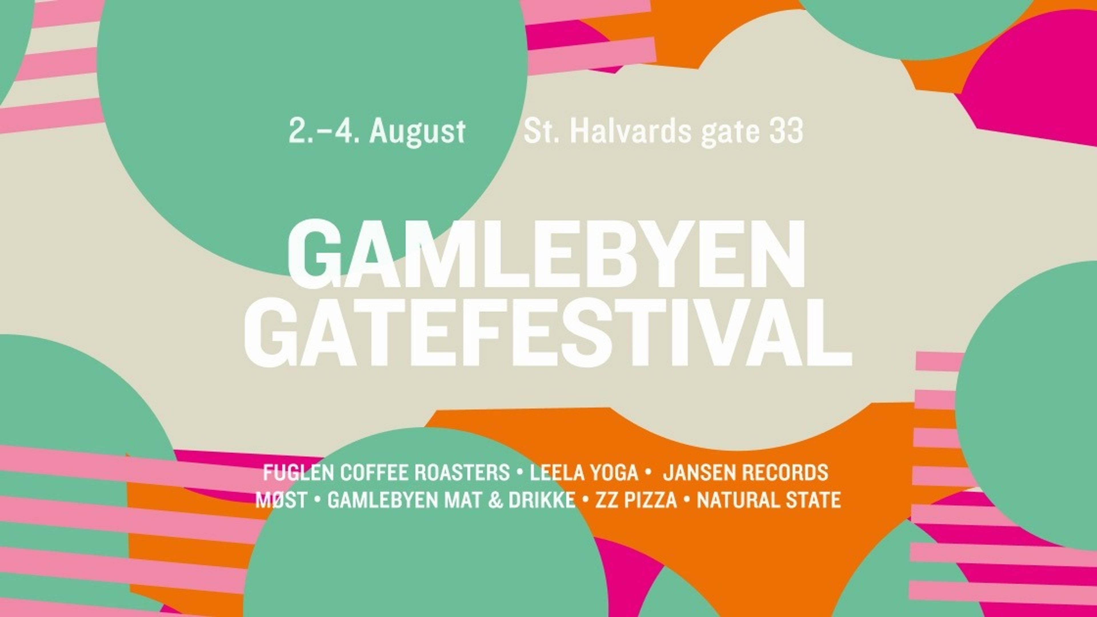 Promotional graphic for Gamlebyen Gatefestival