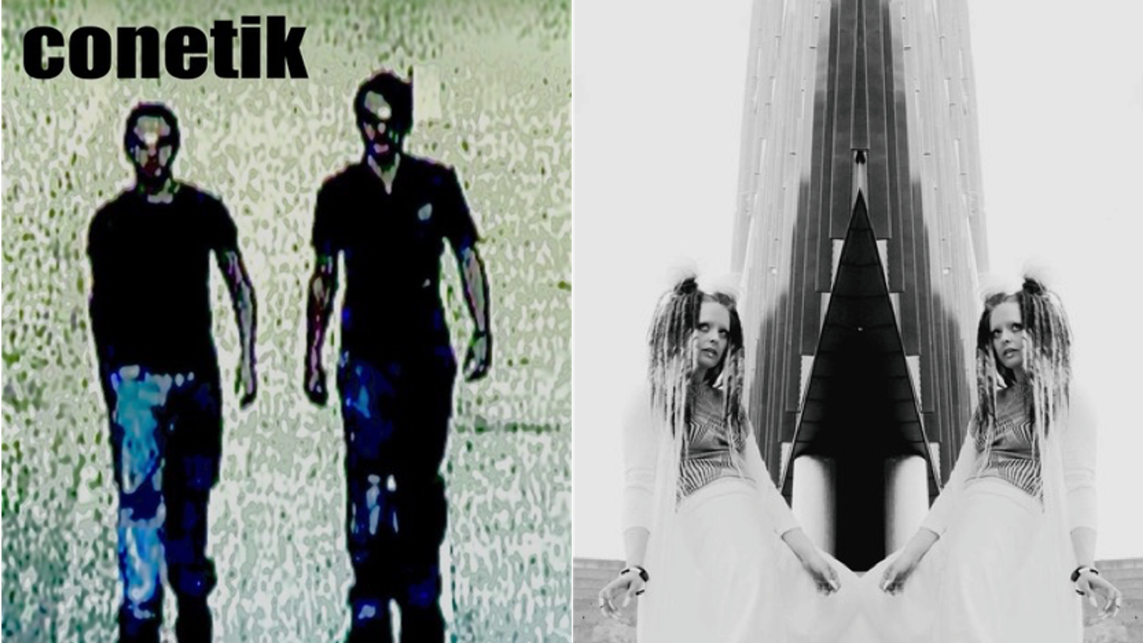 Promotional graphic for Conetik // Komputergirl på MIR 