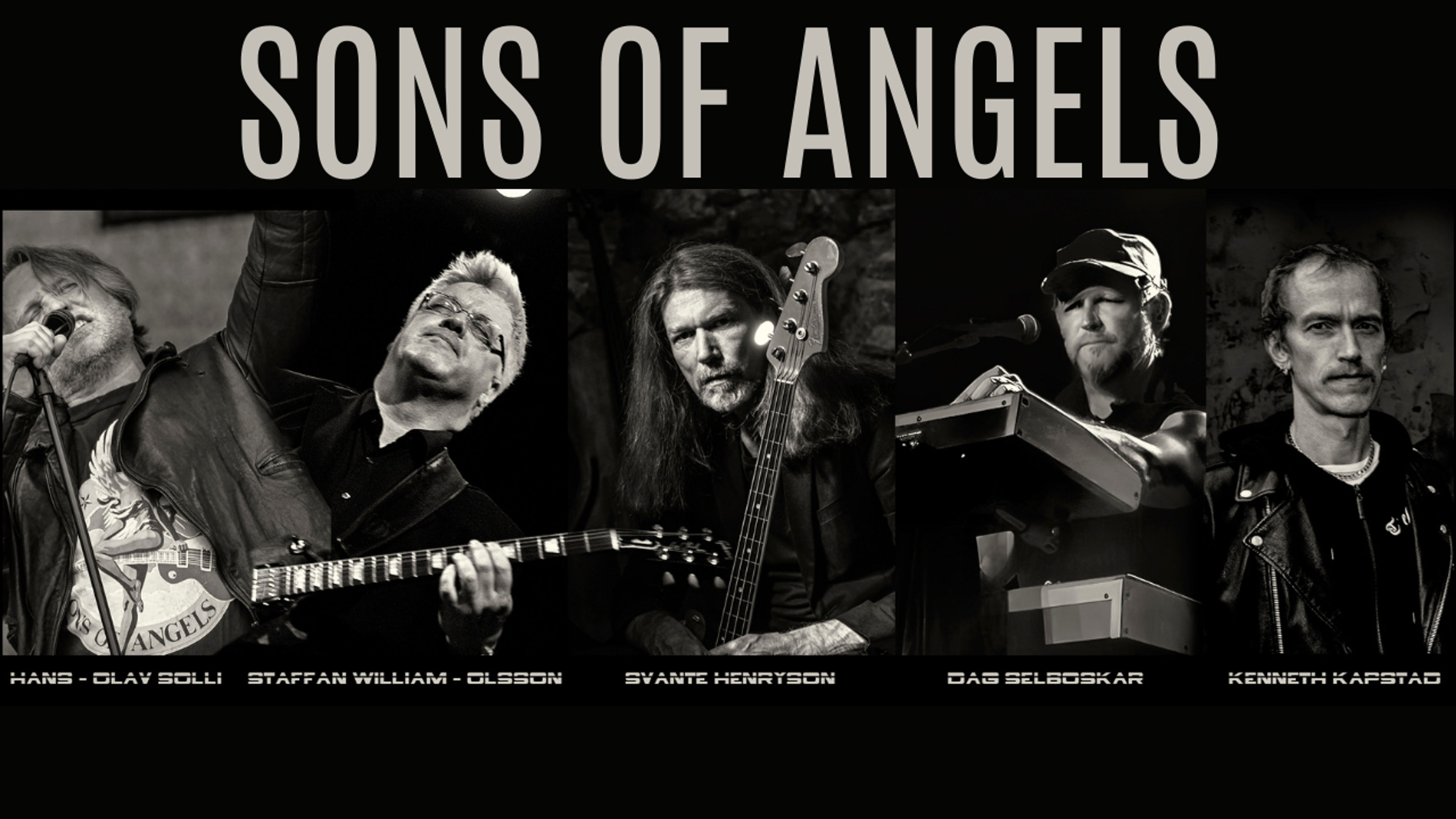 Promotional graphic for Sons of Angels