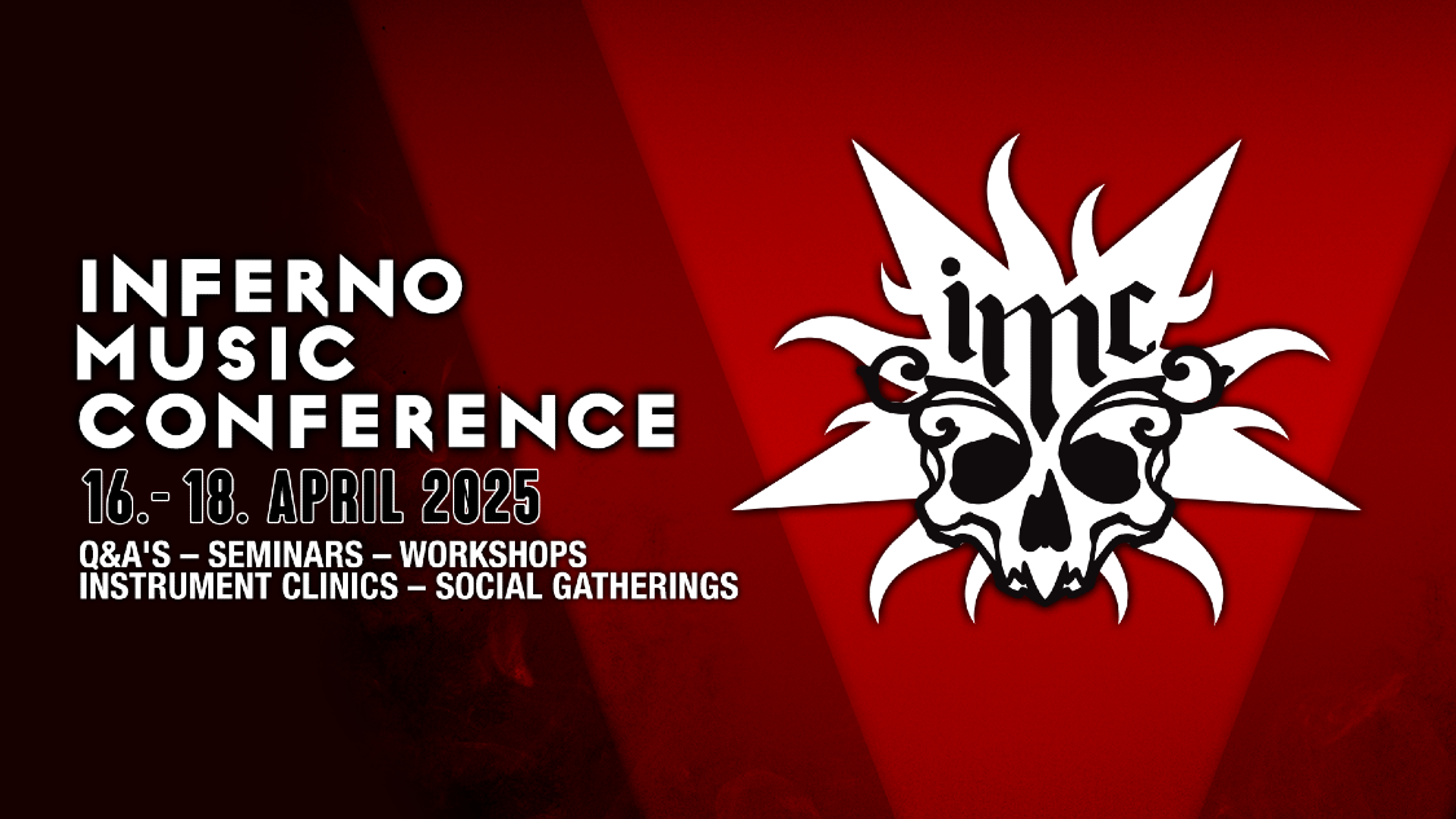 Promotional graphic for Inferno Music Conference