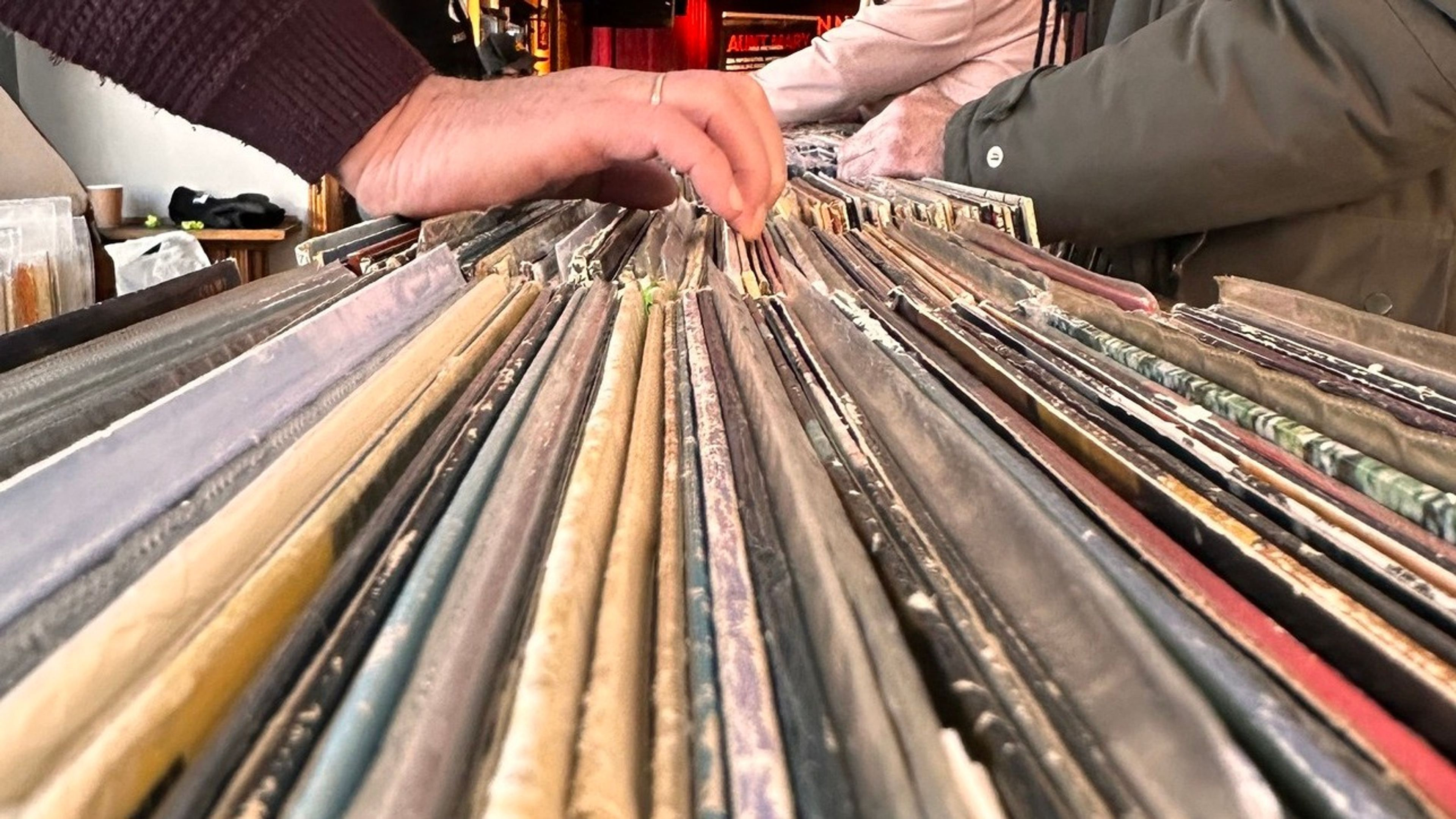 Promotional graphic for Vinyl & CD messe på Vannvogna