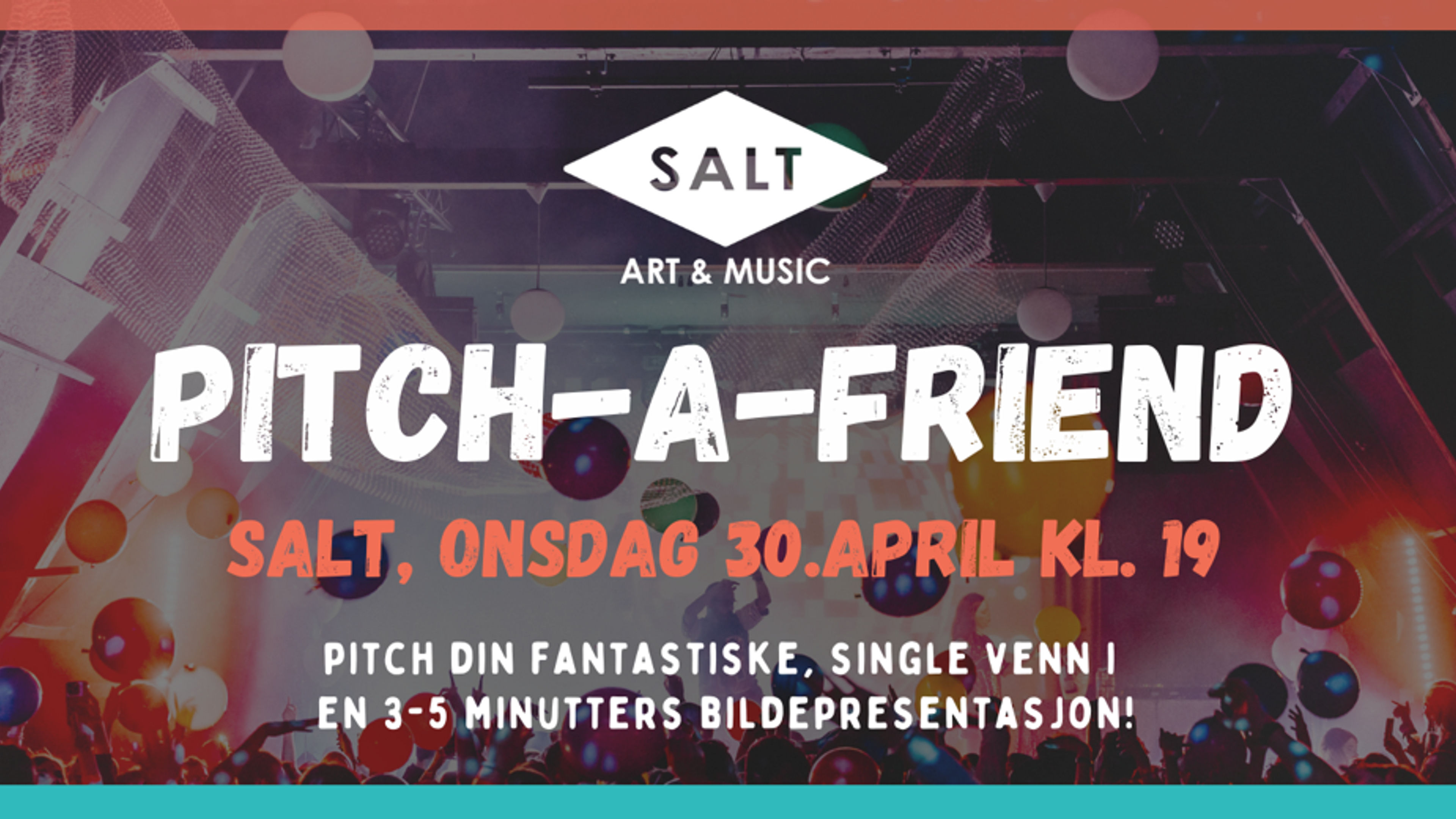 Promotional graphic for Sjekkeshowet Pitch-A-Friend