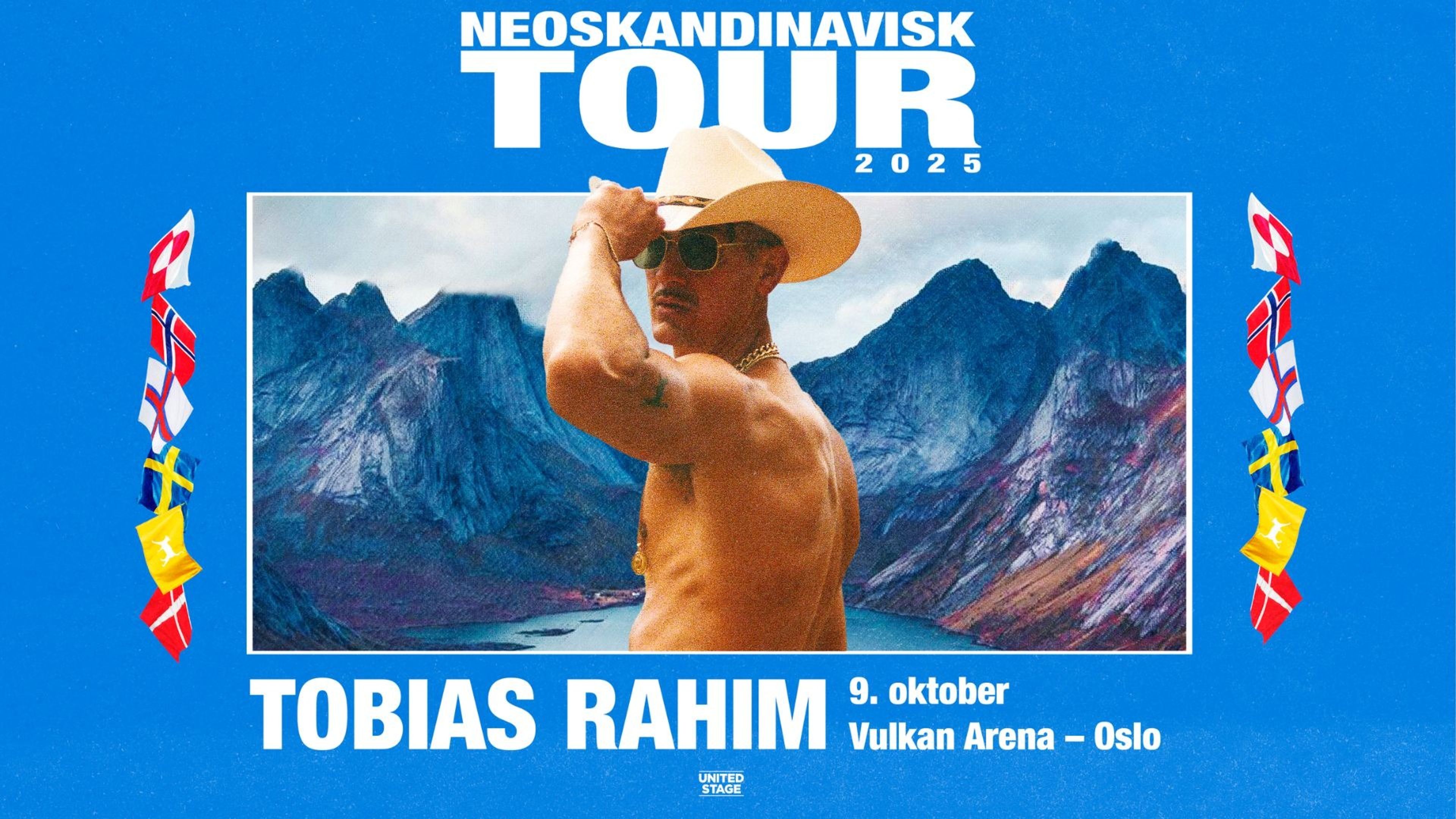 Promotional graphic for Tobias Rahim