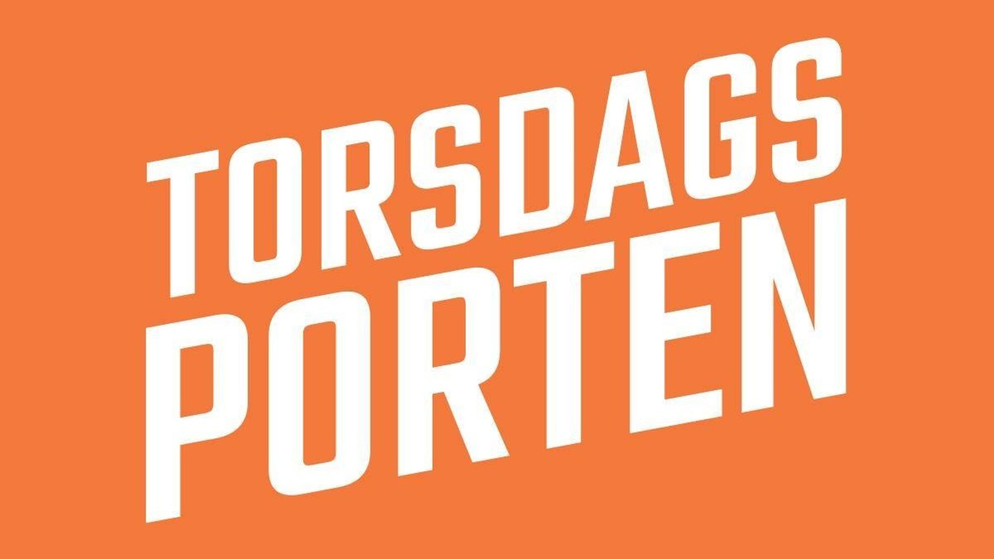 Promotional graphic for Torsdagsporten