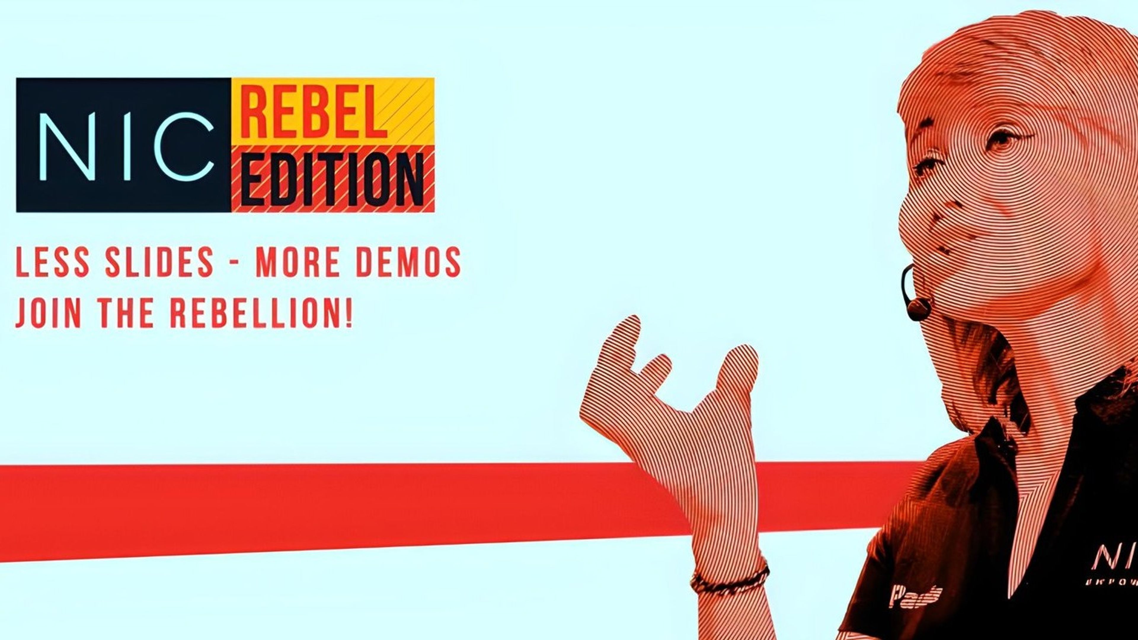 Promotional graphic for NIC Rebel Edition
