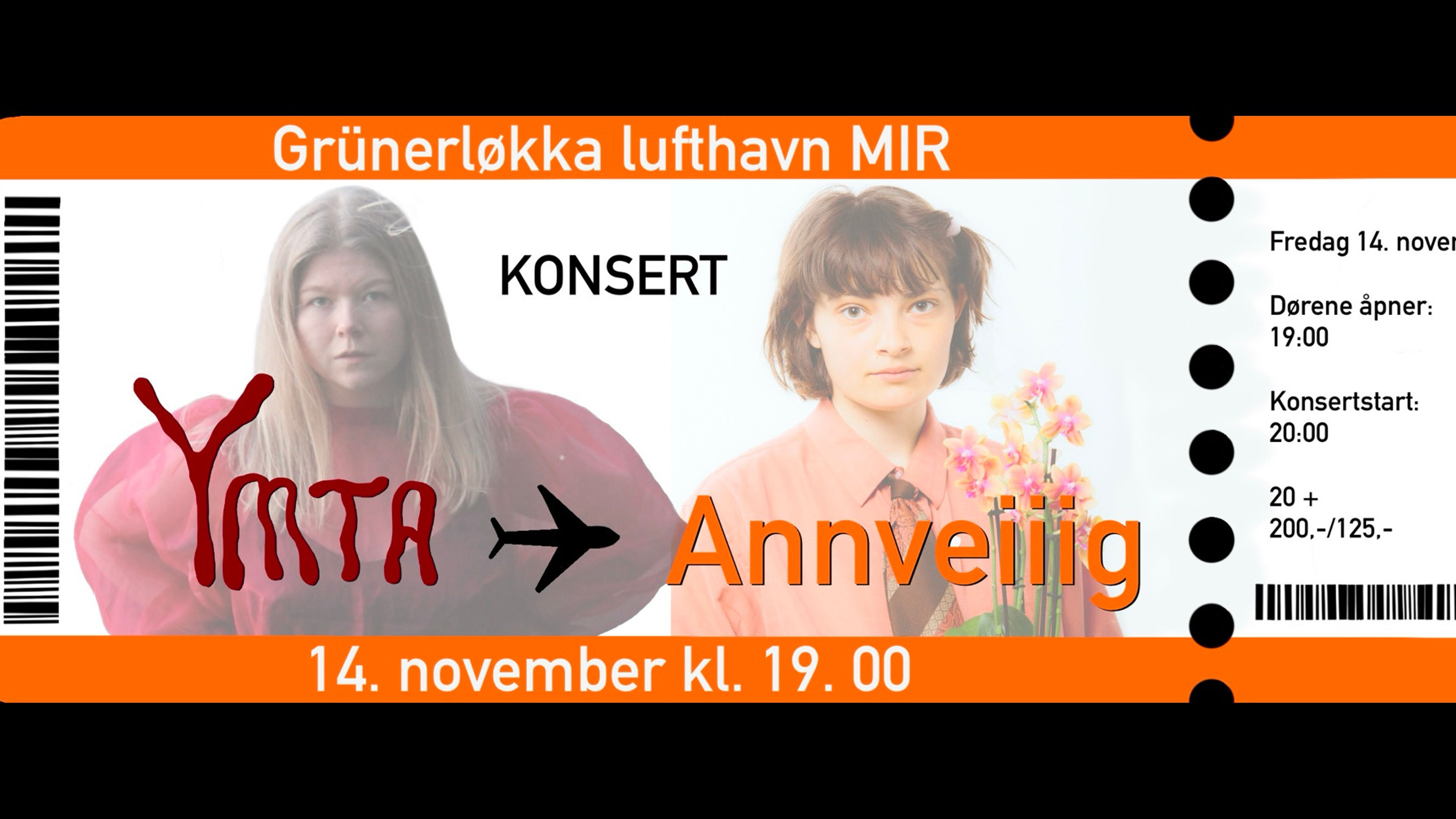 Promotional graphic for Annveiiig // Ymta