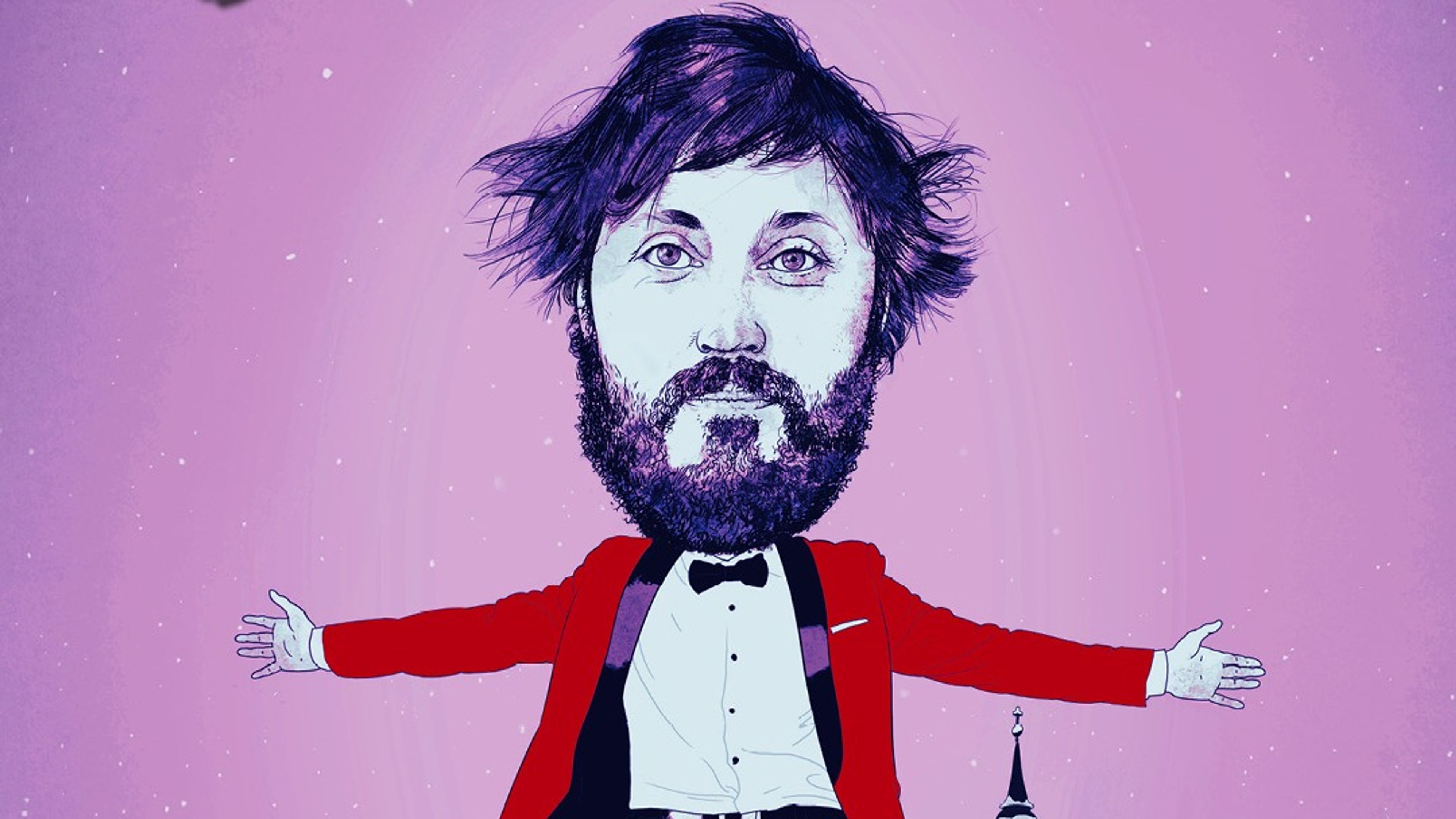 Promotional graphic for Bjørn Tomren - Jul på godt og vondt