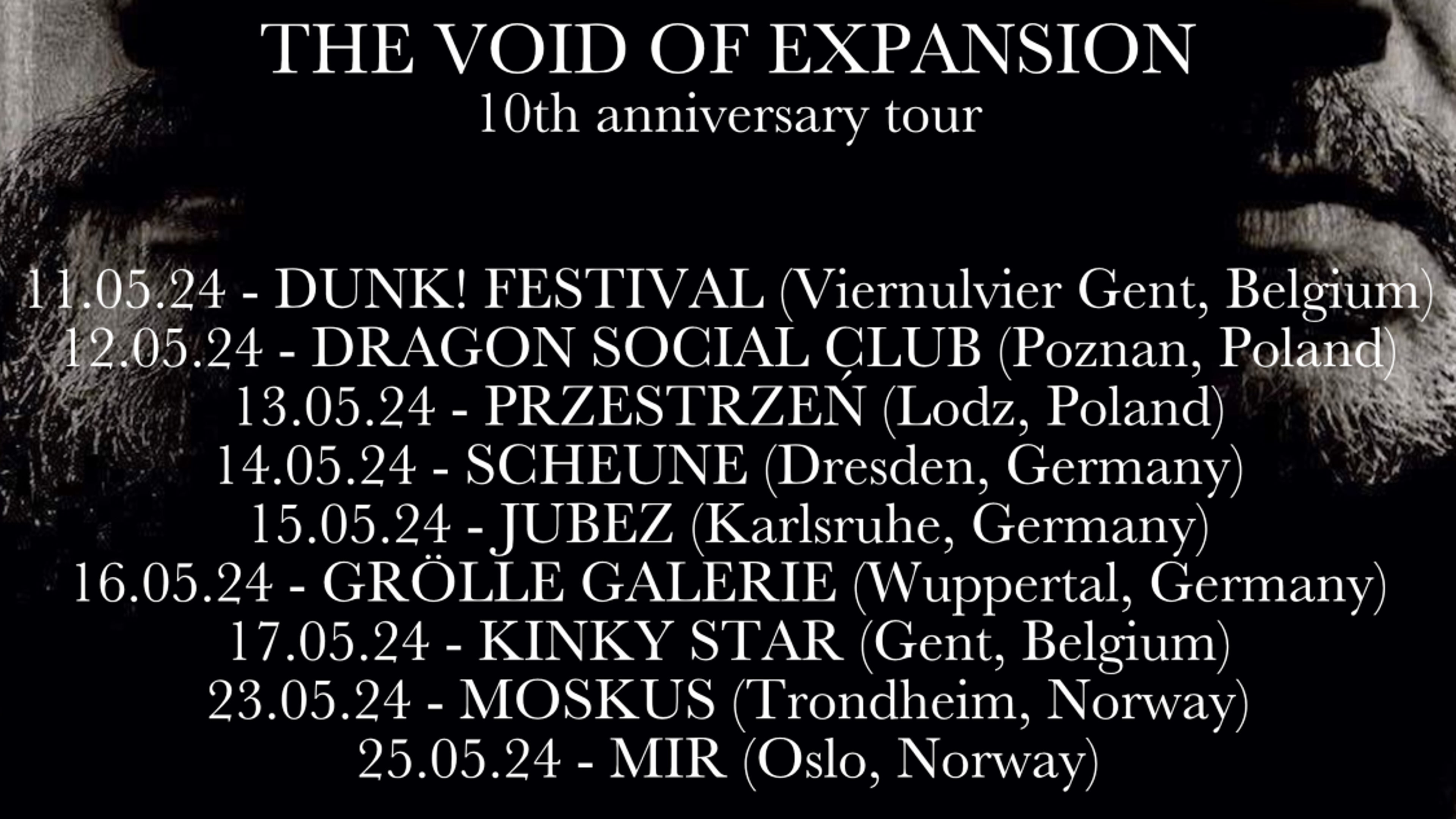 Promotional graphic for The Void Of Expansion
